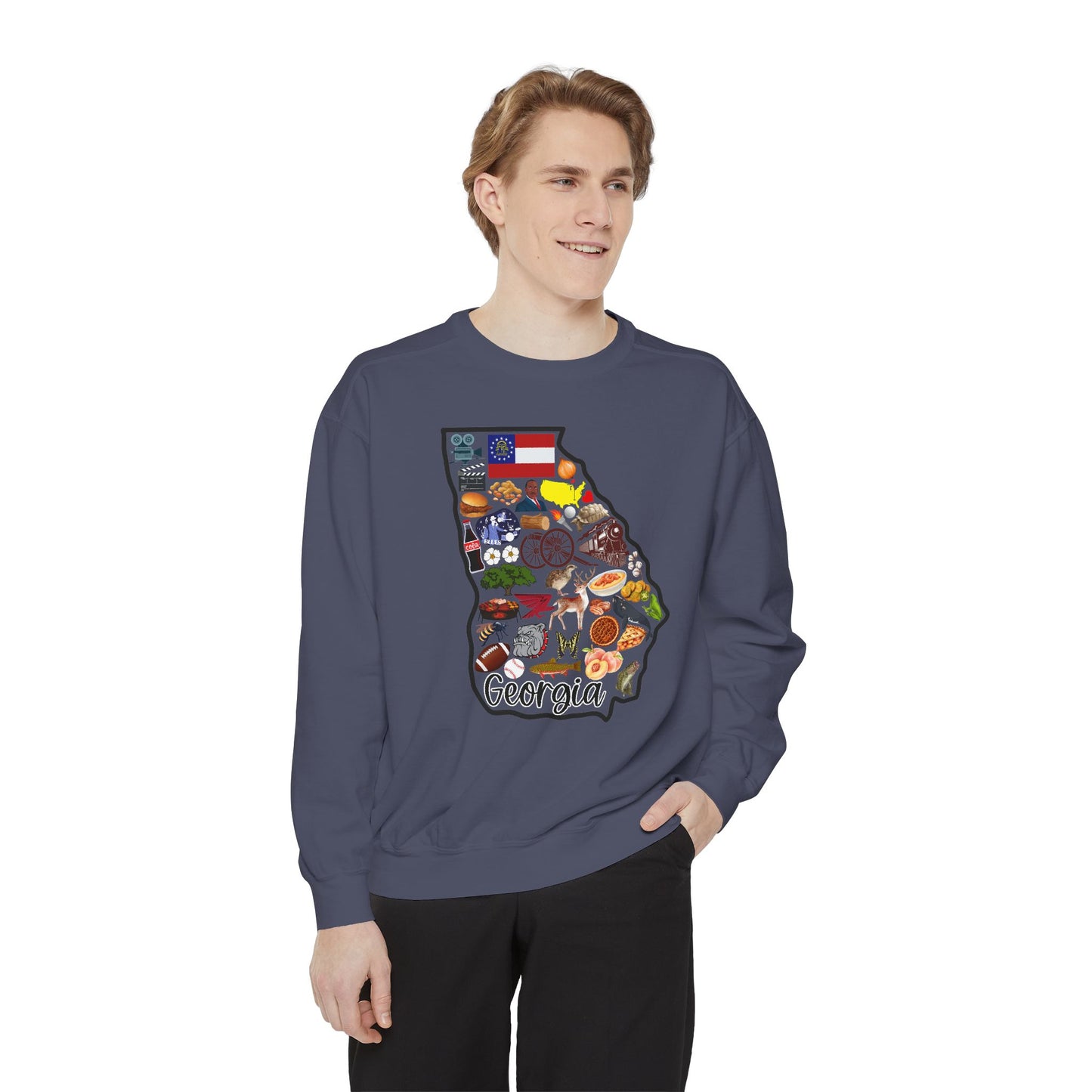 Beautiful State of Georgia - Comfort Colors Sweatshirt