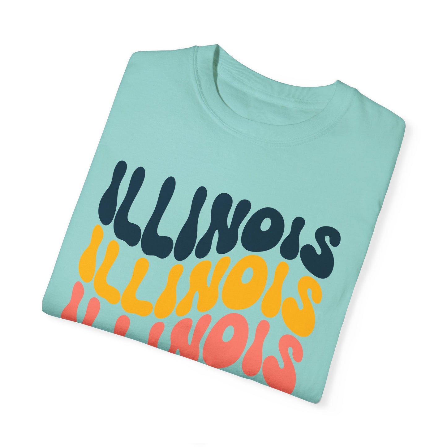 Retro Illinois - Comfort Colors Shirt