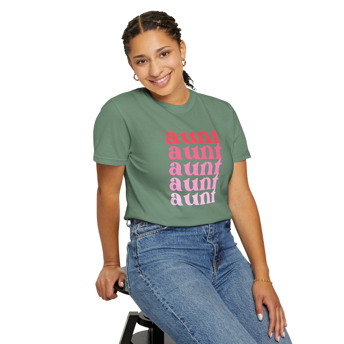 Aunt (Pink) - Comfort Colors Shirt