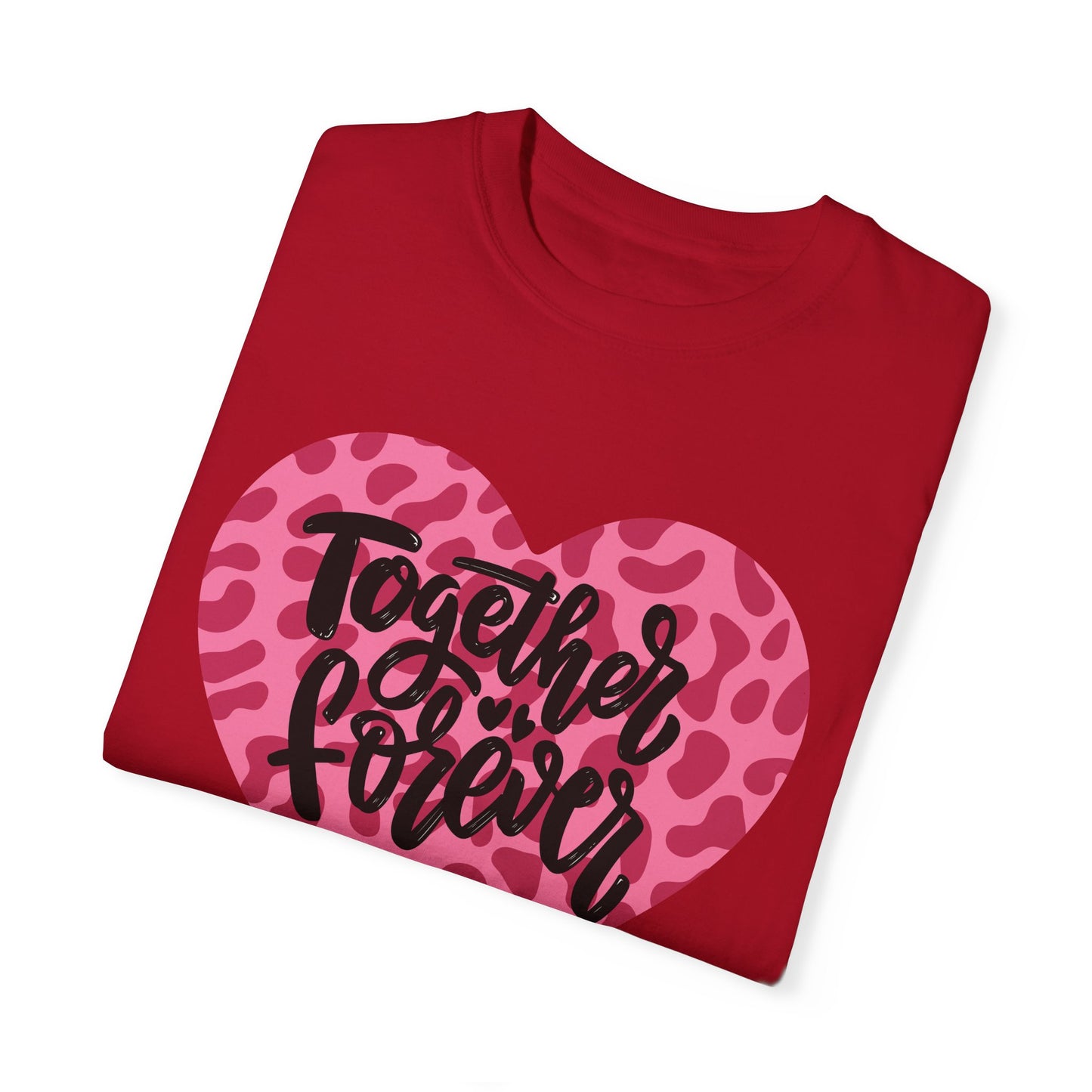 Together Forever Cheetah Heart - Comfort Colors Shirt