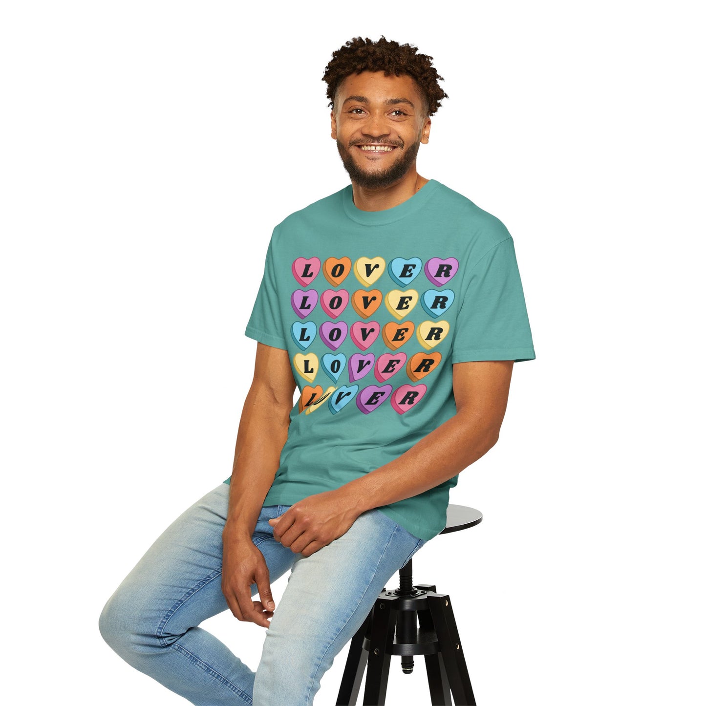 Lover Candy Heart - Comfort Colors Shirt