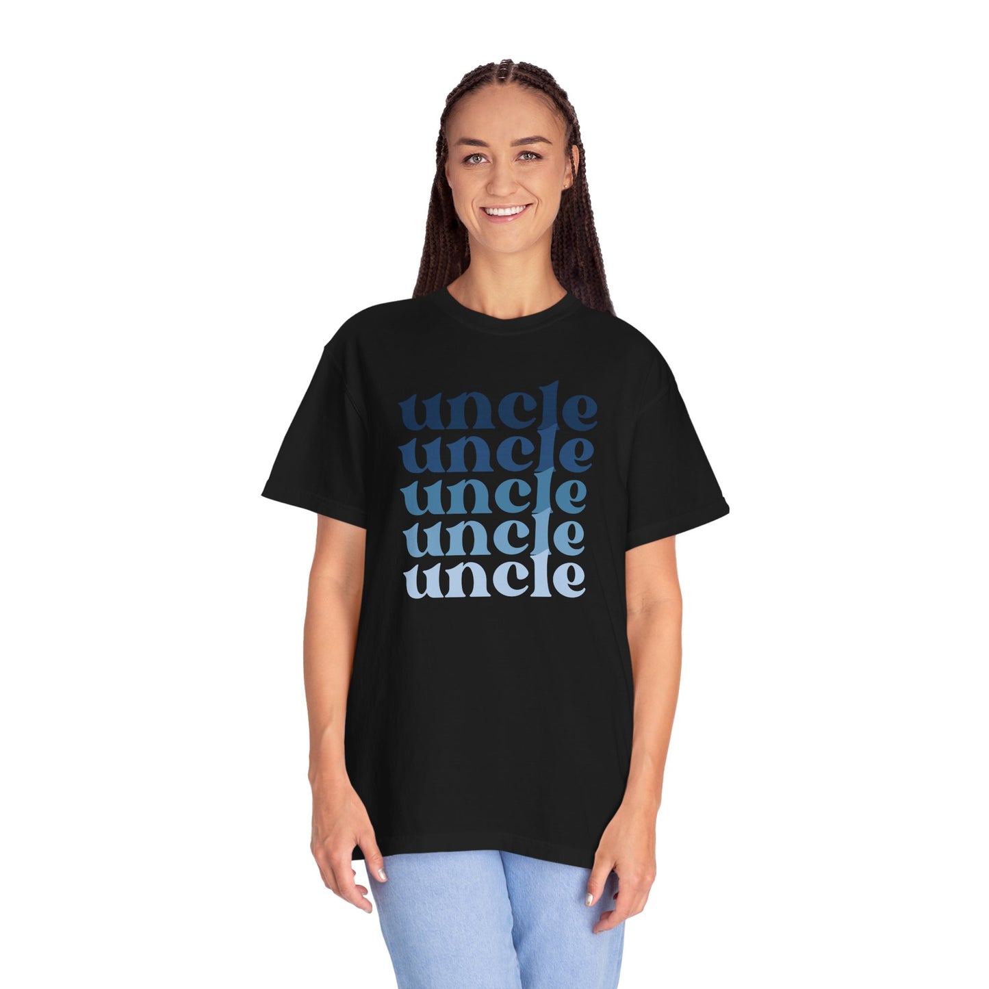 Uncle (Blue) - Comfort Colors Shirt
