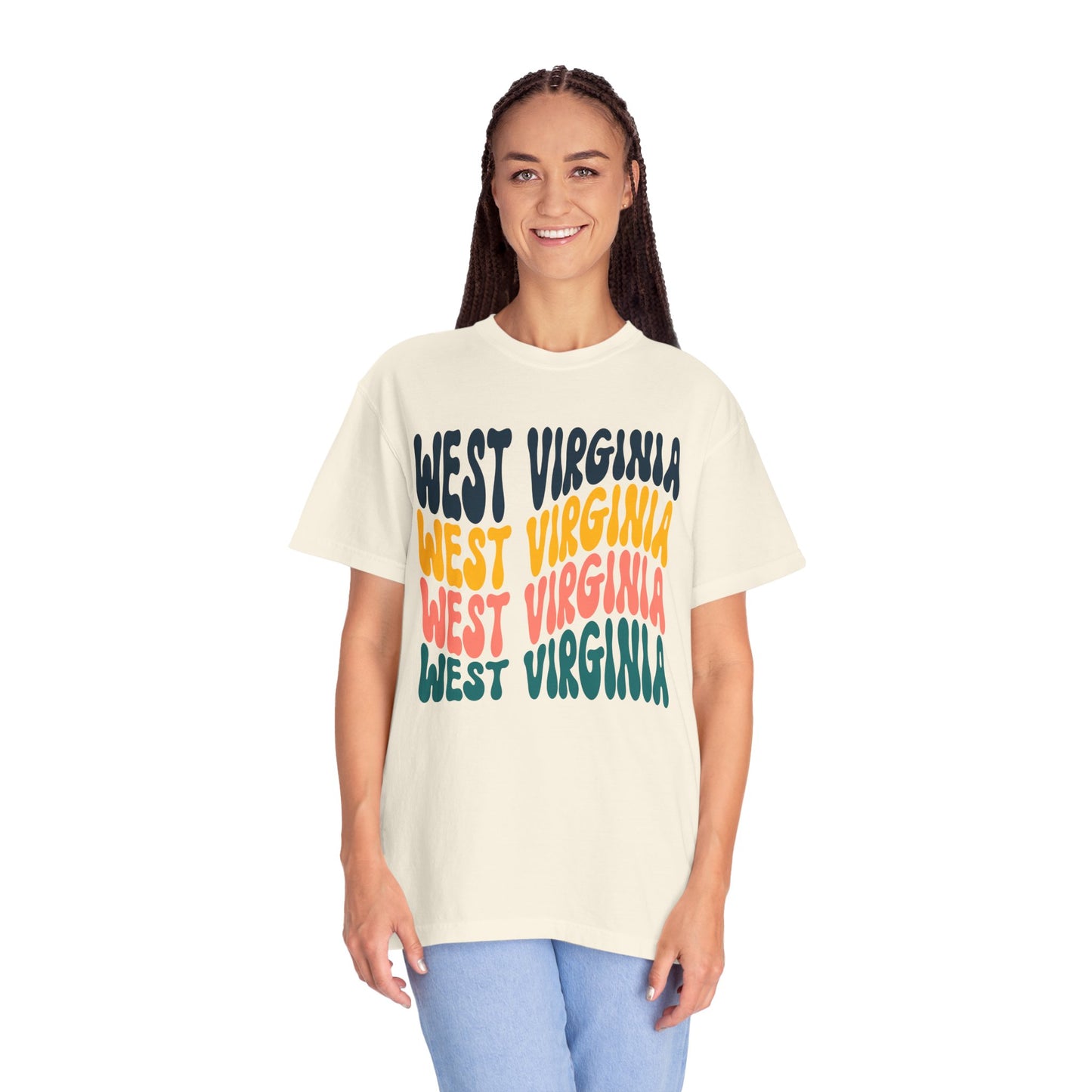 Retro West Virginia - Comfort Colors Shirt