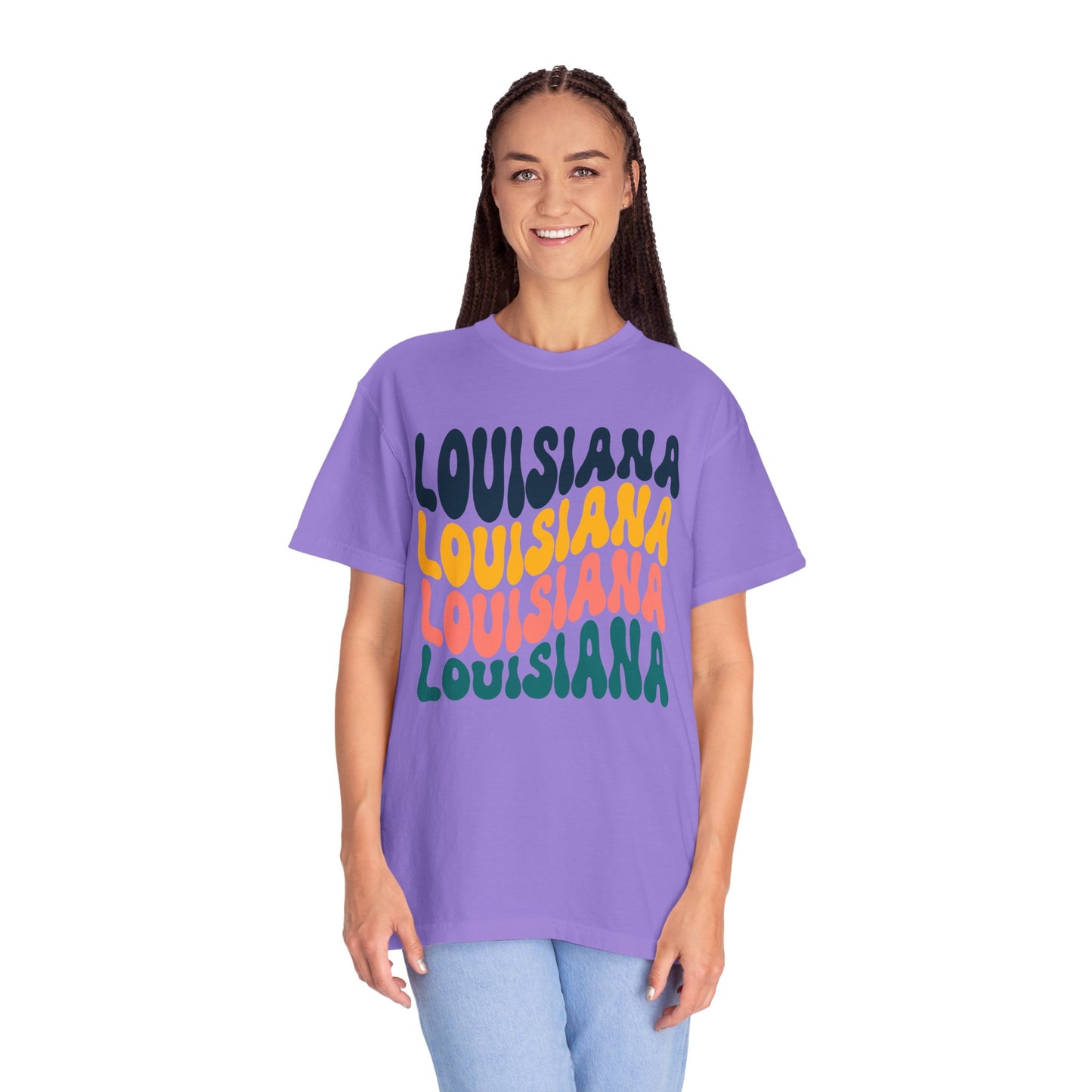 Retro Louisiana - Comfort Colors Shirt