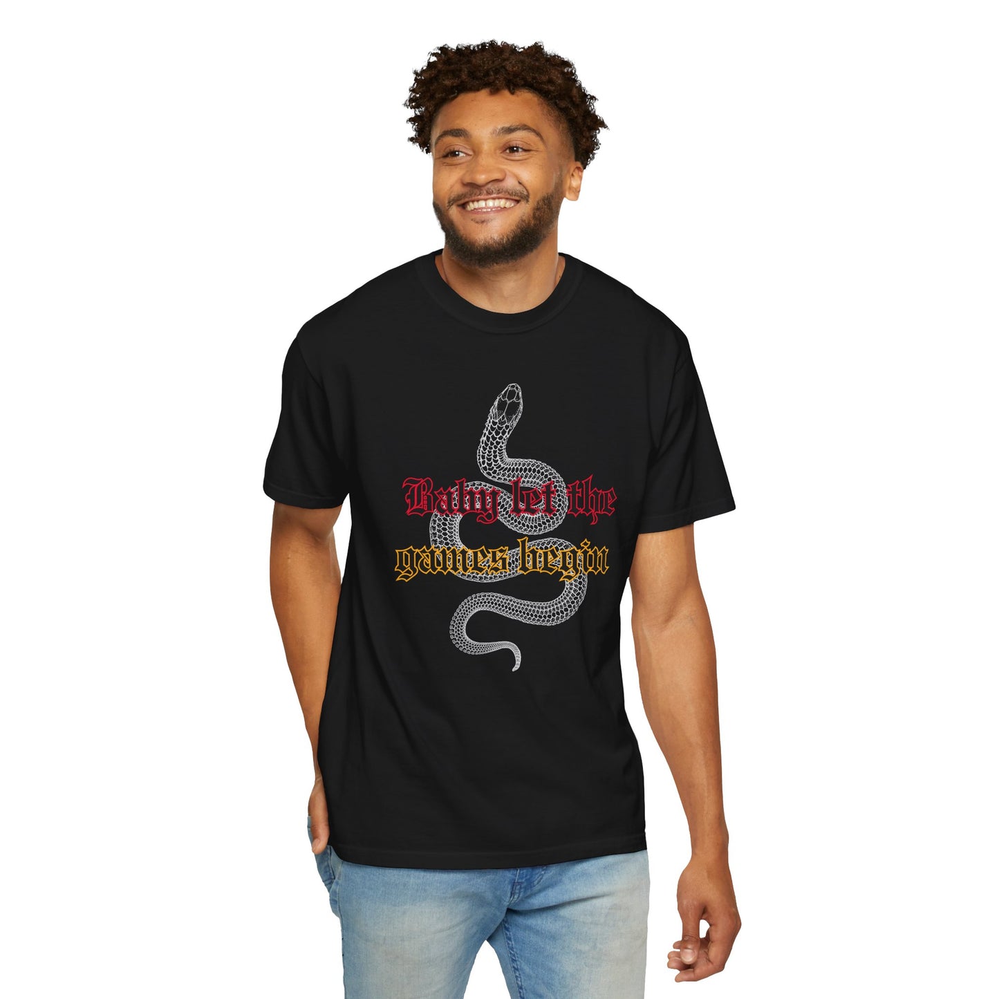 Baby Let The Games Begin - Comfort Colors Shirt