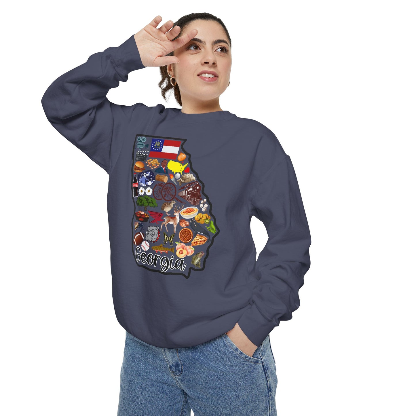 Beautiful State of Georgia - Comfort Colors Sweatshirt