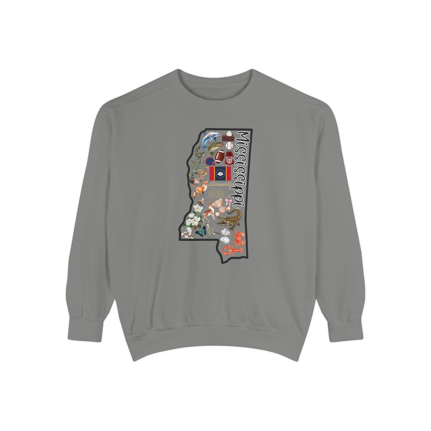 Beautiful State of Mississippi - Comfort Colors Sweatshirt