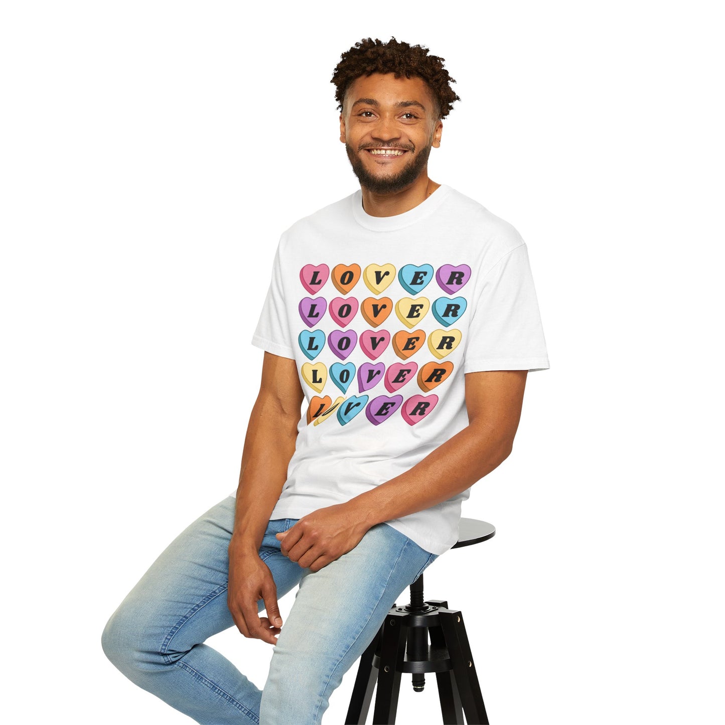 Lover Candy Heart - Comfort Colors Shirt
