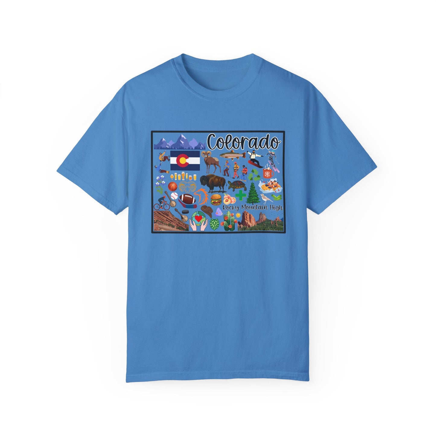 Beautiful State of Colorado - Comfort Colors Shirt