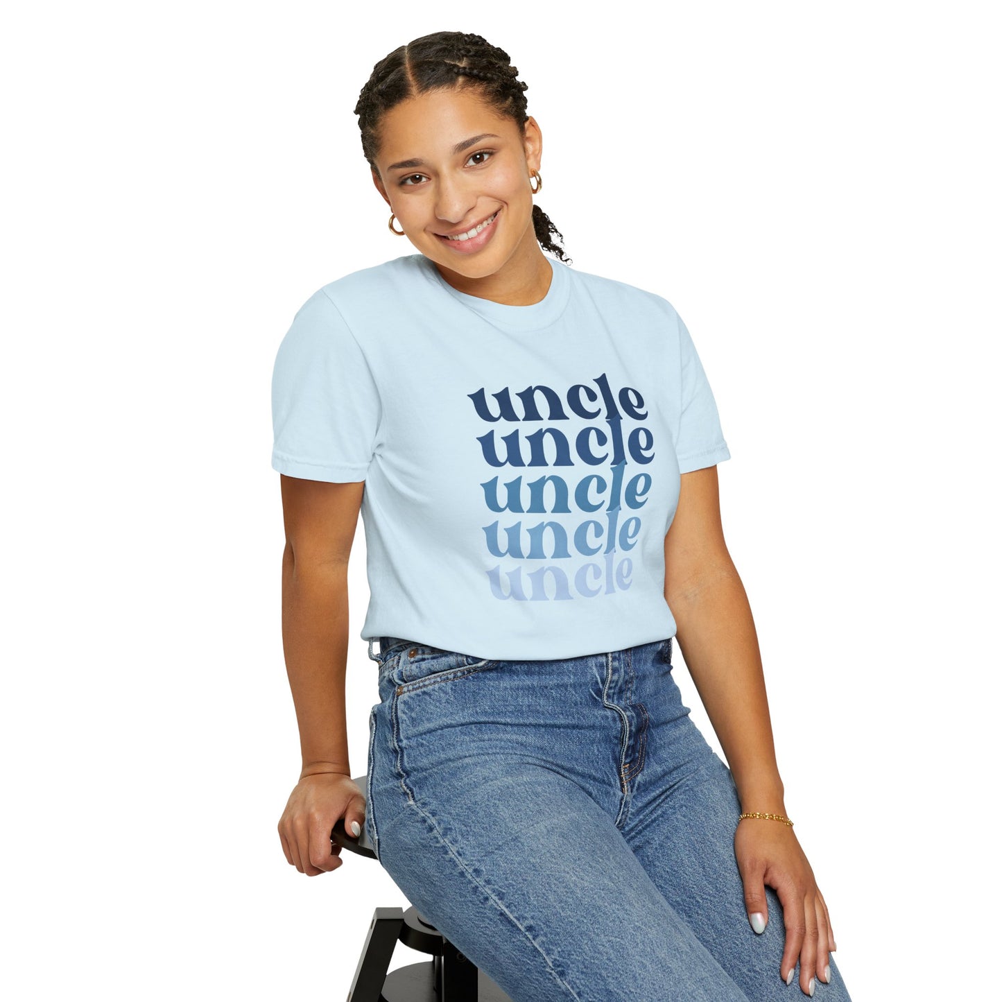Uncle (Blue) - Comfort Colors Shirt