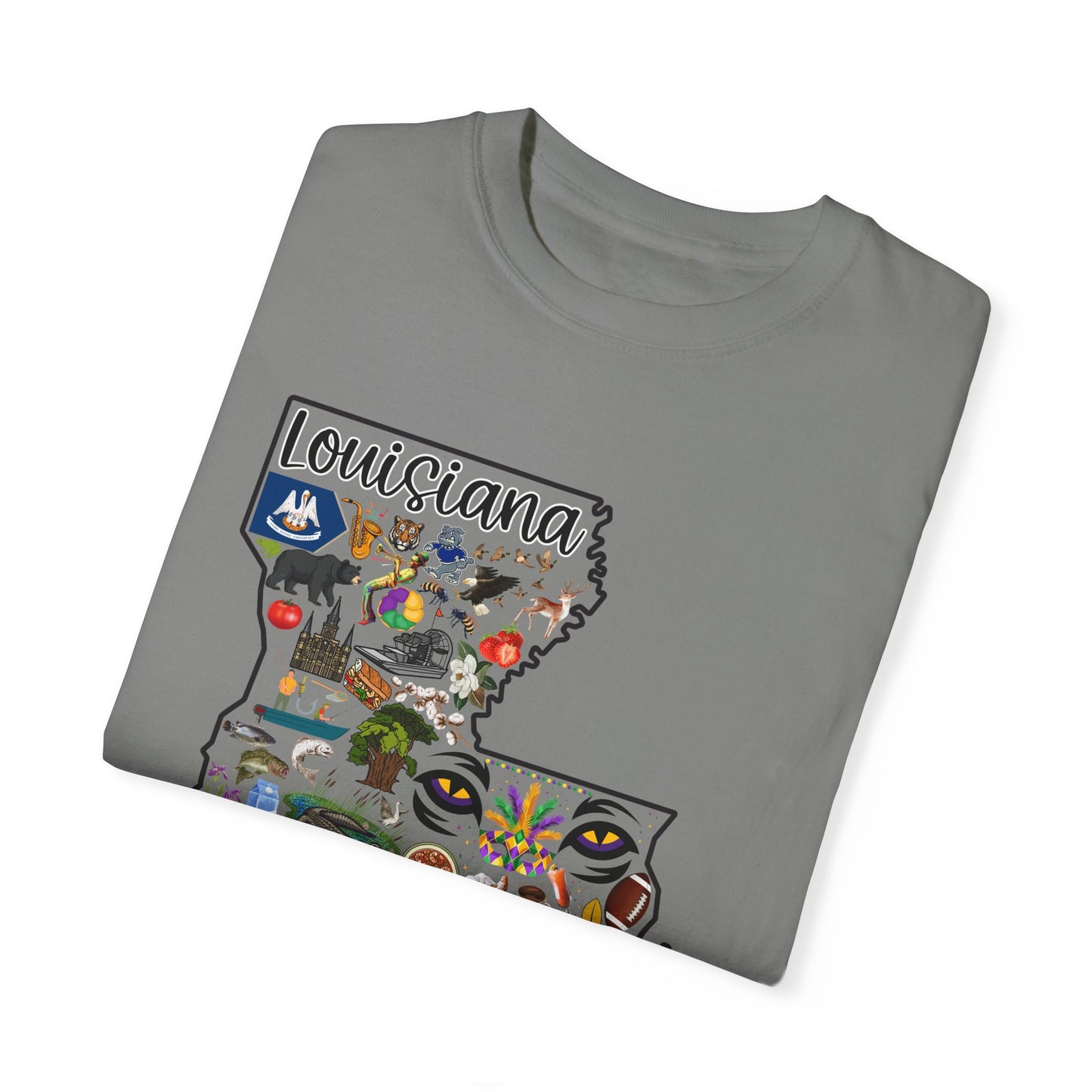 Beautiful State of Louisiana - Comfort Colors Shirt