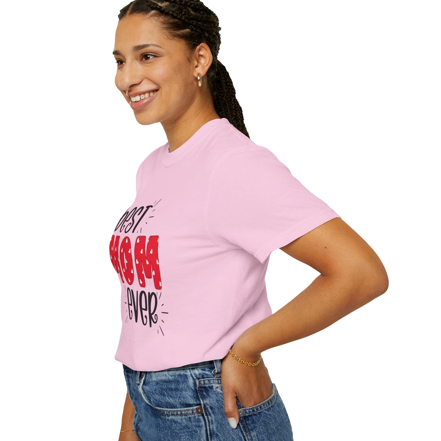 Best Mom Ever (Red) - Comfort Colors Shirt