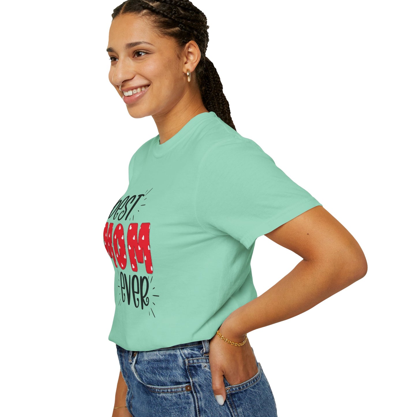 Best Mom Ever (Red) - Comfort Colors Shirt