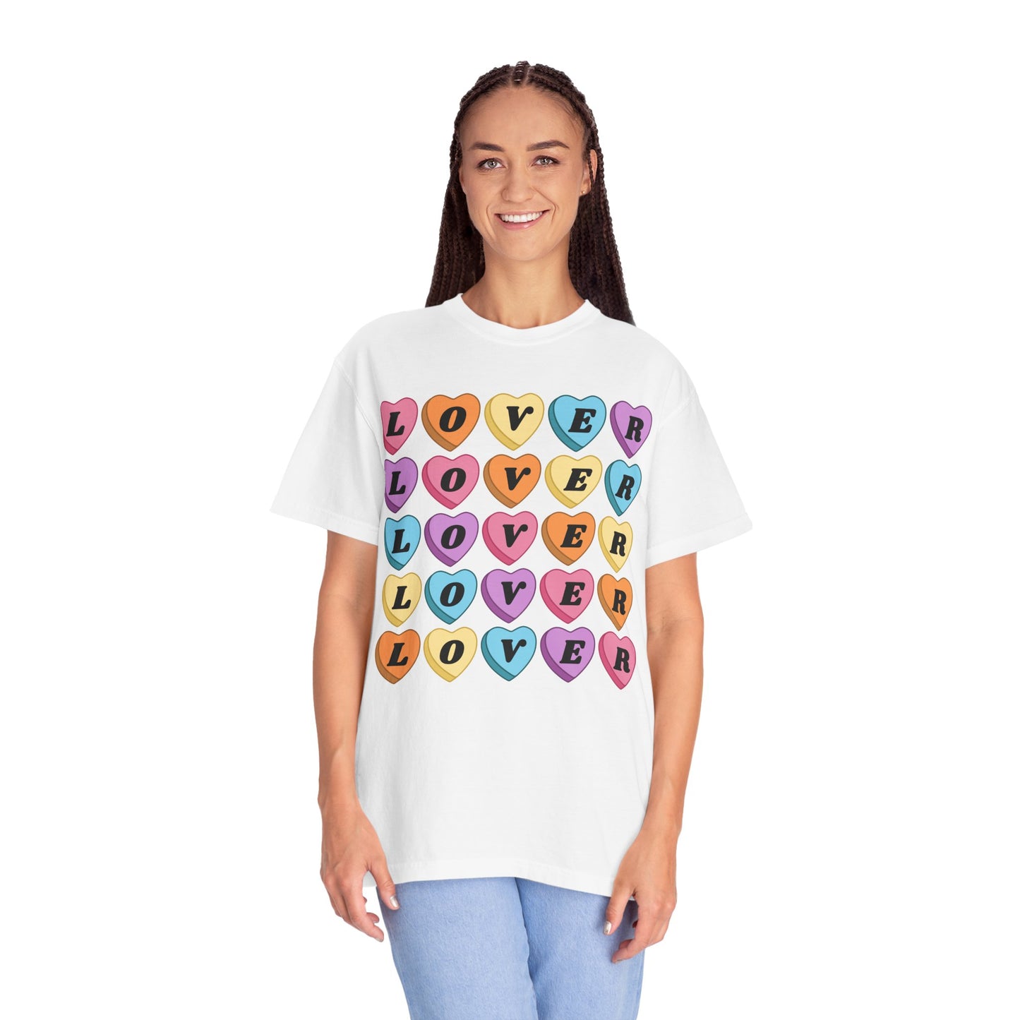 Lover Candy Heart - Comfort Colors Shirt