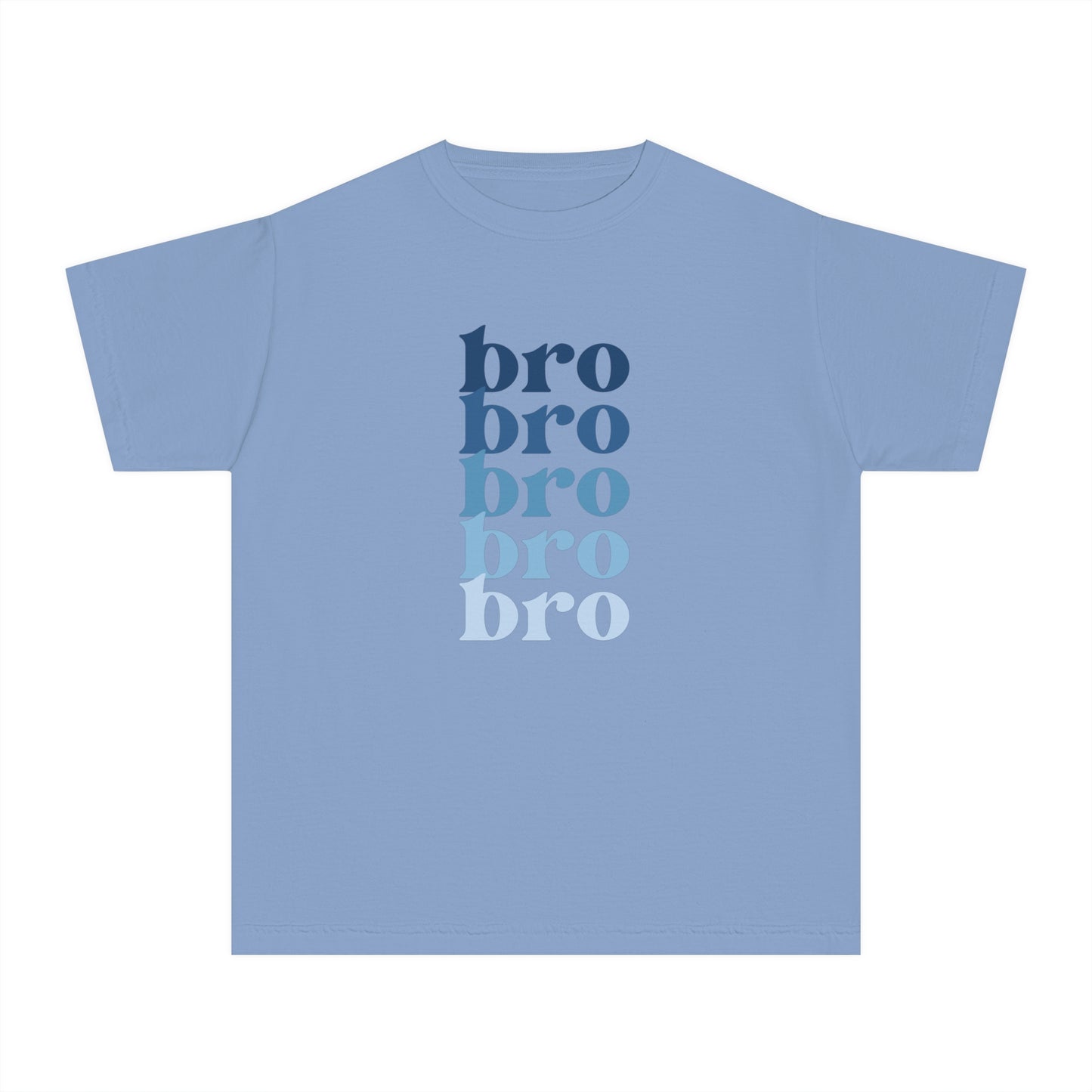 Bro - Blue - (Youth) Comfort Colors Shirt