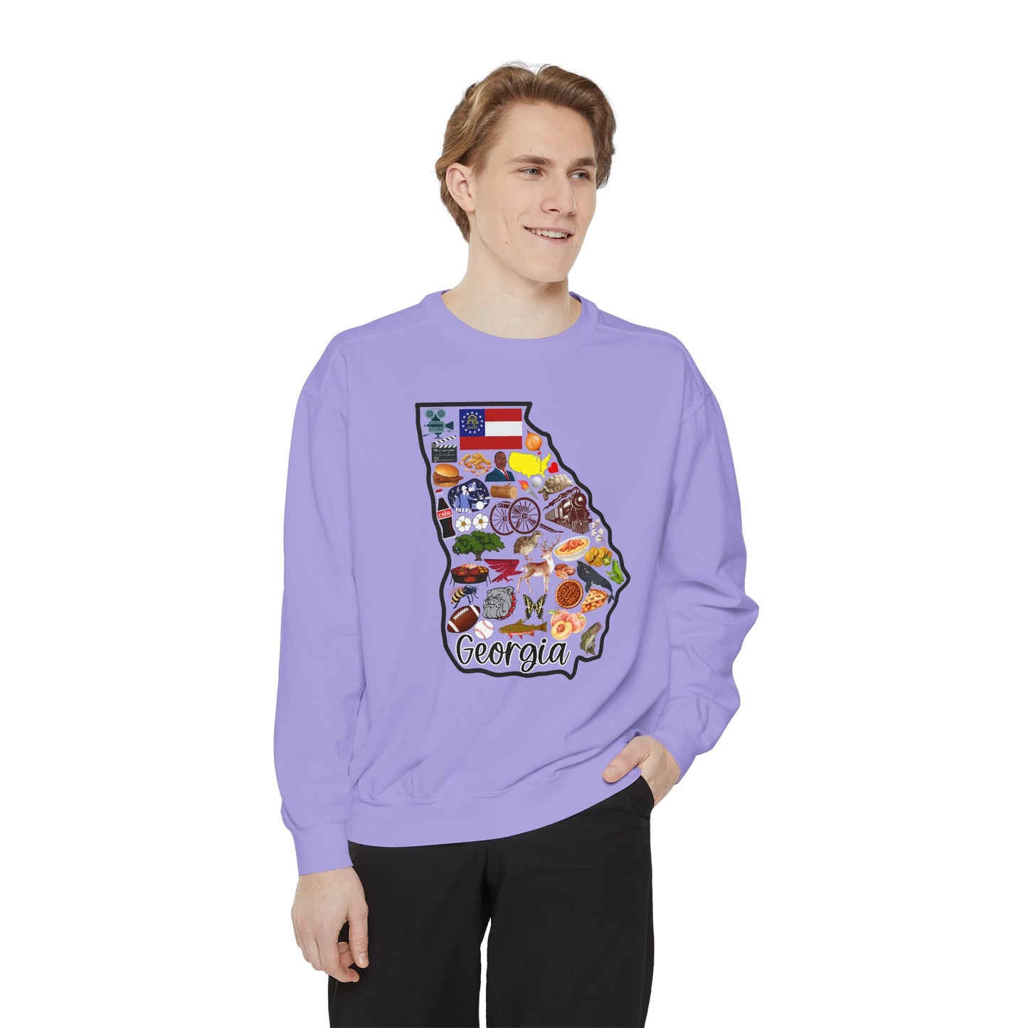 Beautiful State of Georgia - Comfort Colors Sweatshirt