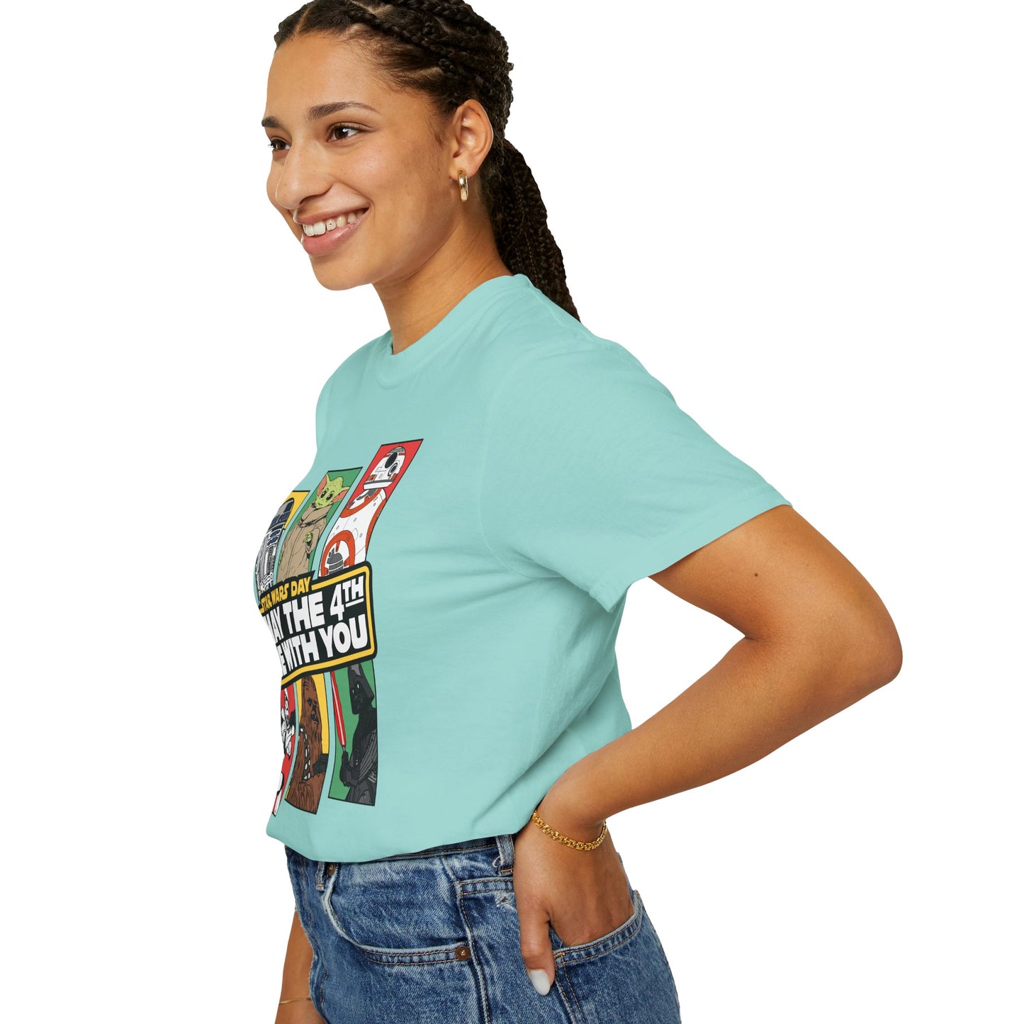 Star Wars Day Pop Art Collage - Comfort Colors Shirt