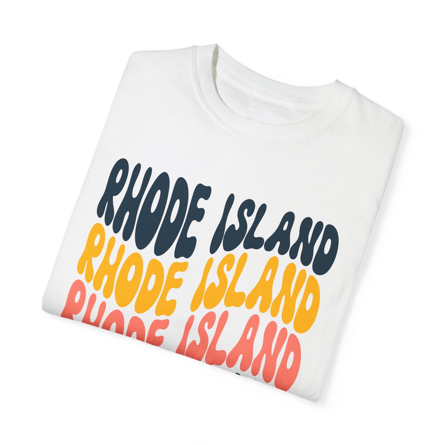 Retro Rhode Island - Comfort Colors Shirt