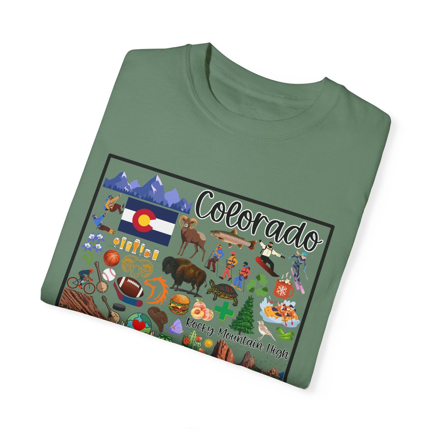 Beautiful State of Colorado - Comfort Colors Shirt