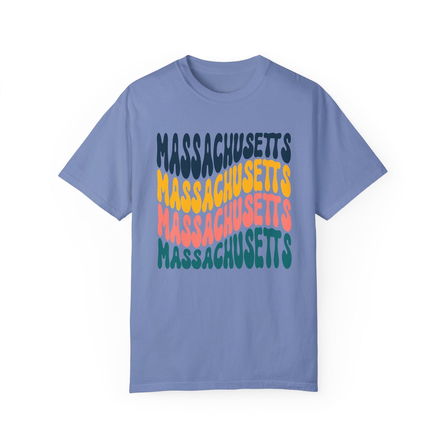 Retro Massachusetts - Comfort Colors Shirt