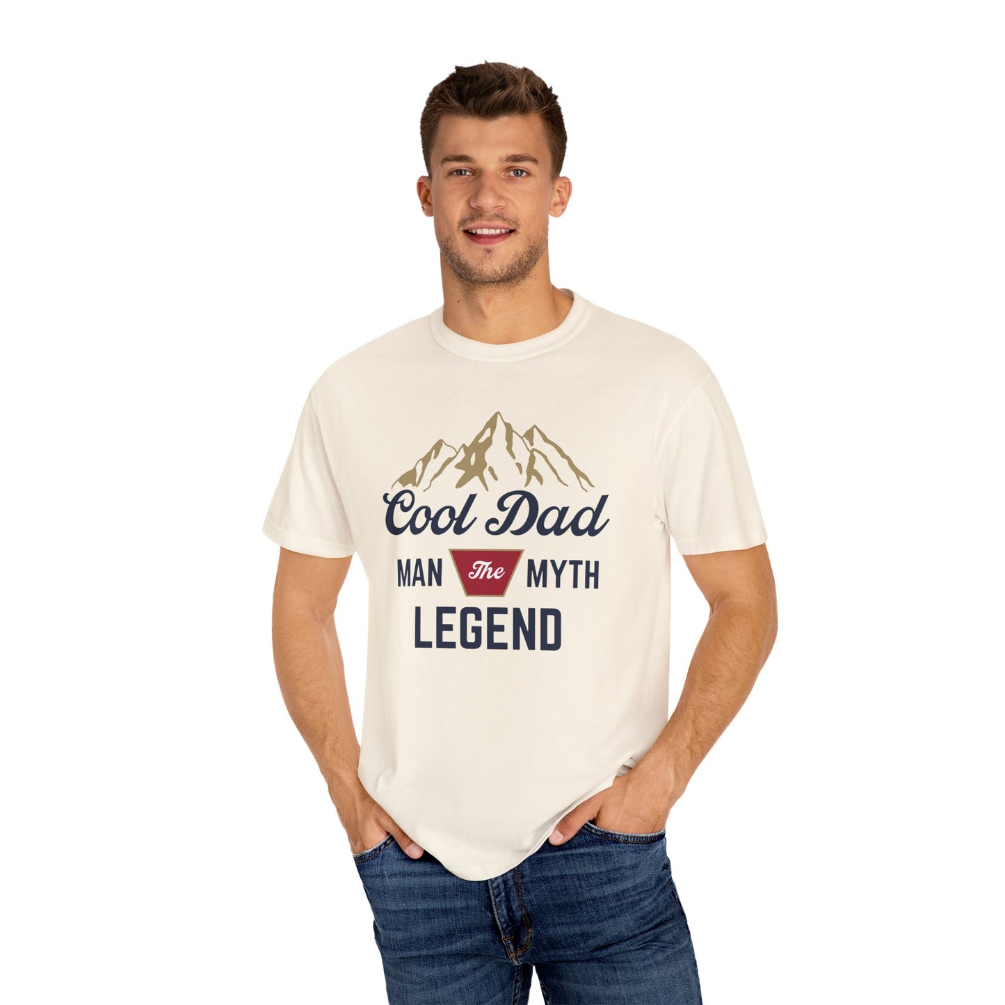 Cool Dad - The Man, The Myth, The Legend - Comfort Colors Shirt