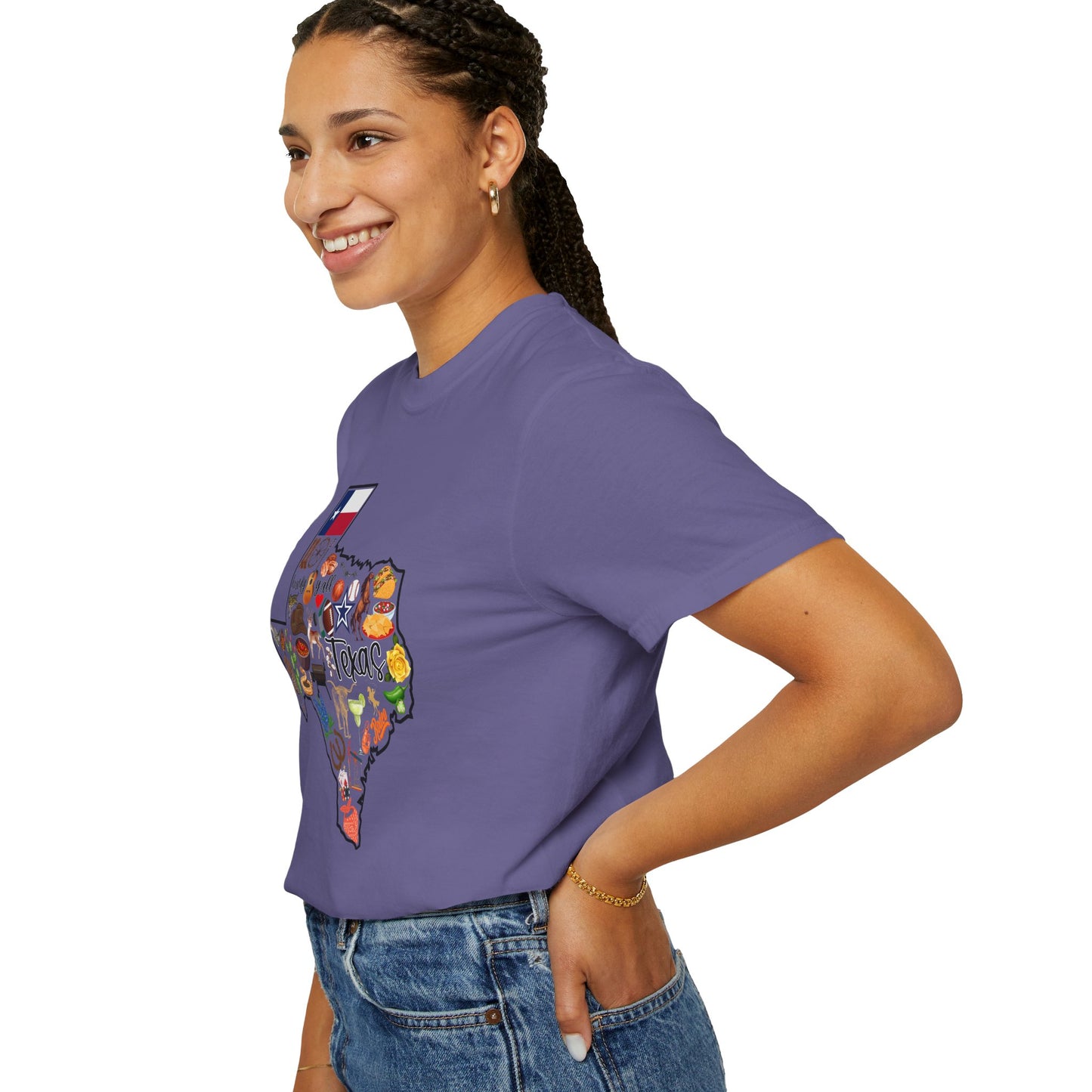 Beautiful State of Texas - Comfort Colors Shirt