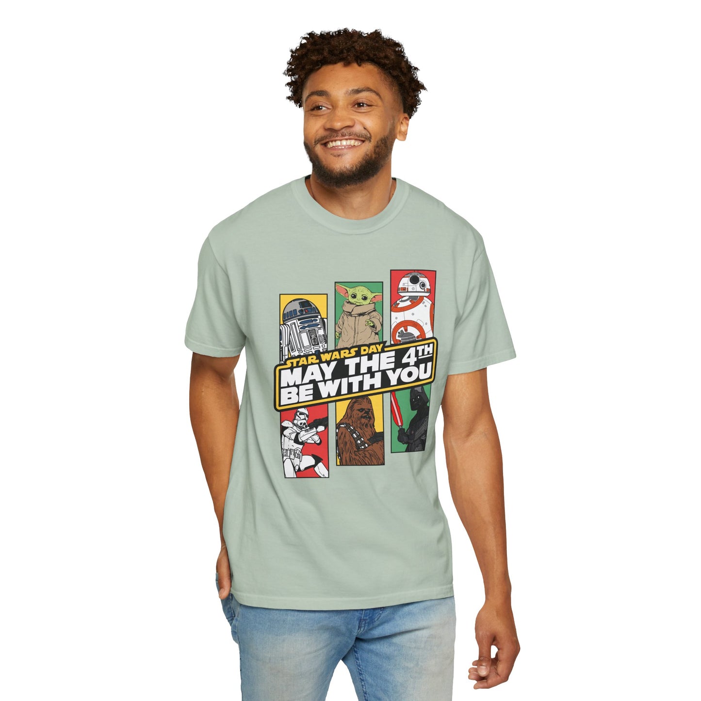 Star Wars Day Pop Art Collage - Comfort Colors Shirt