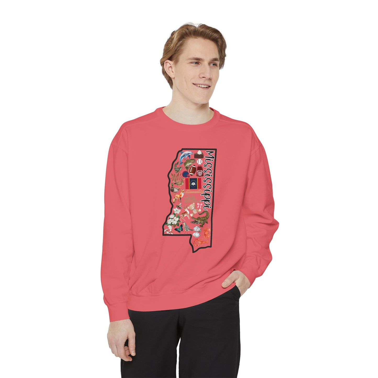 Beautiful State of Mississippi - Comfort Colors Sweatshirt