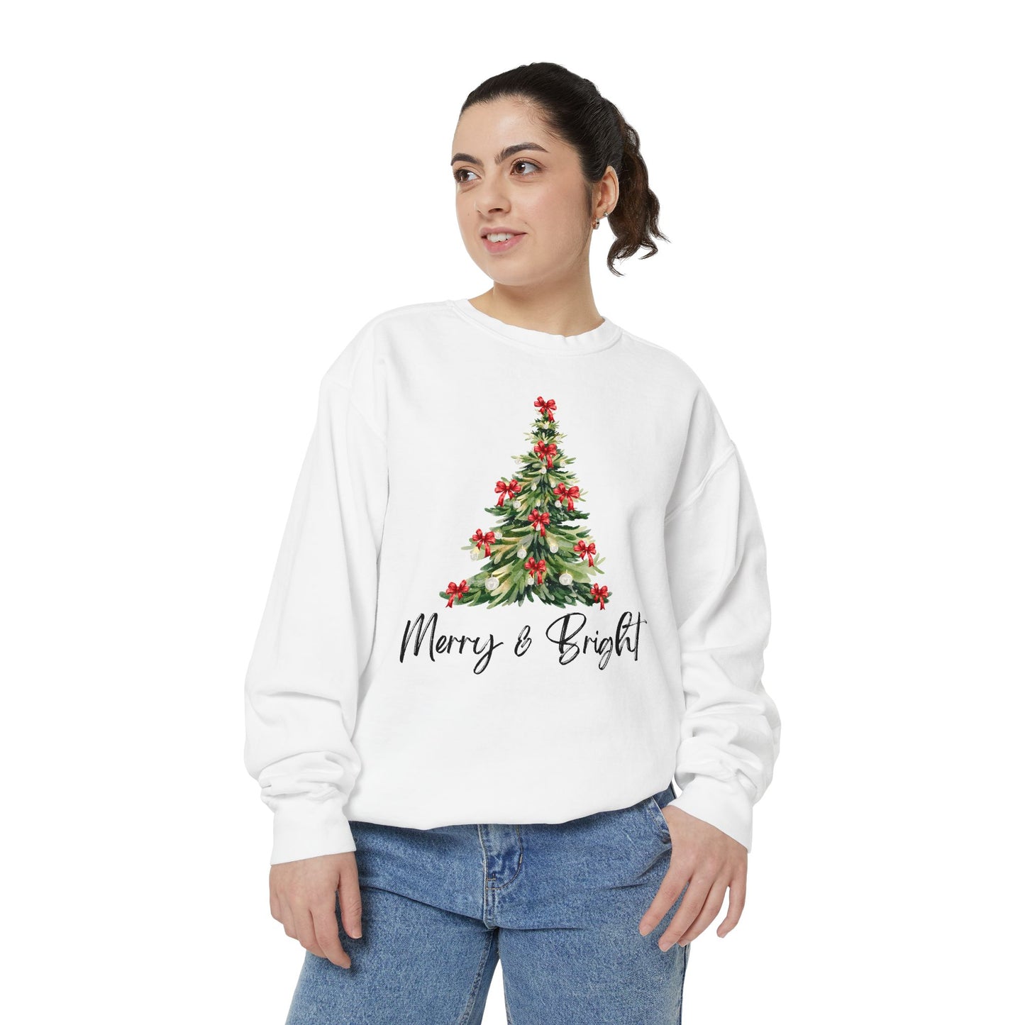 Merry & Bright - Comfort Colors Sweatshirt