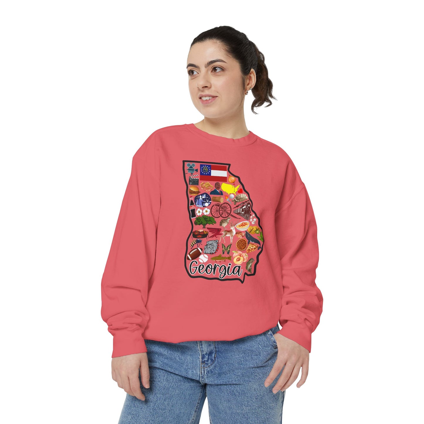 Beautiful State of Georgia - Comfort Colors Sweatshirt