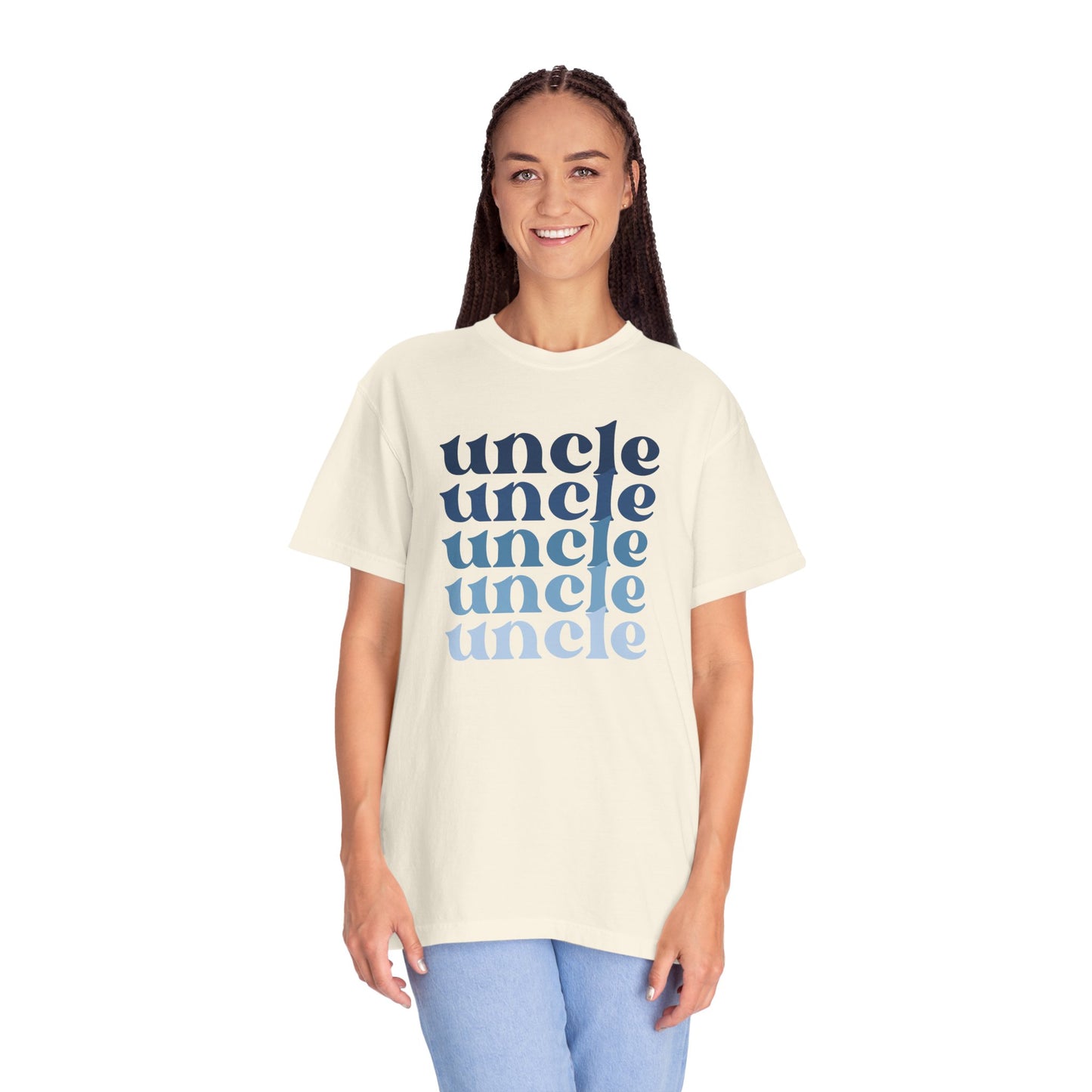 Uncle (Blue) - Comfort Colors Shirt