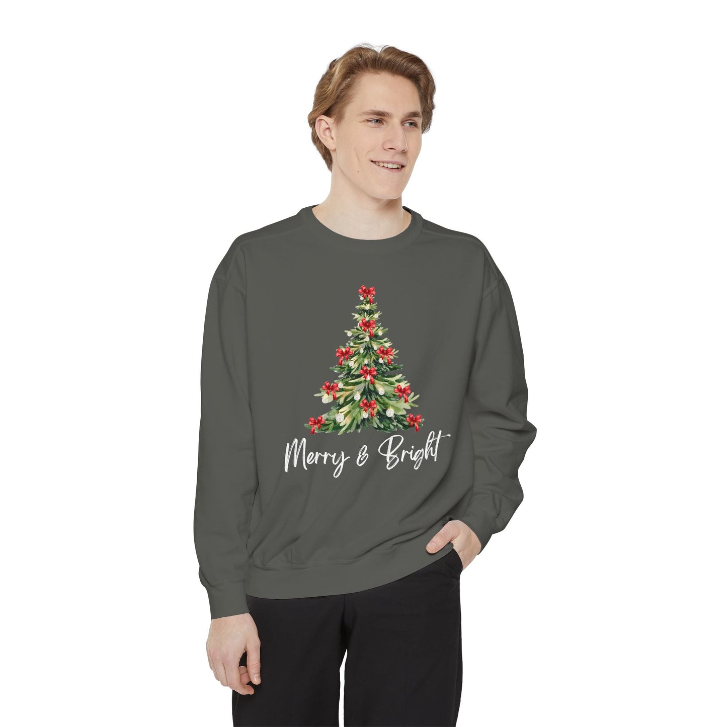 Merry & Bright - Comfort Colors Sweatshirt