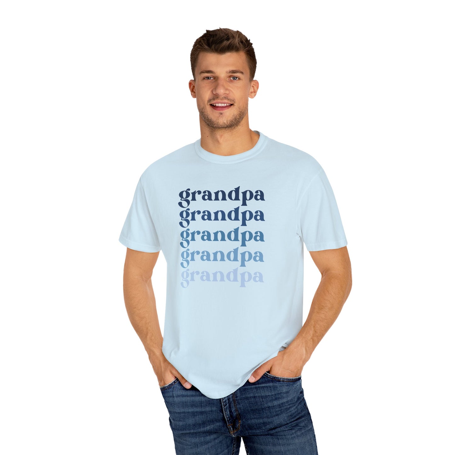 Grandpa (Blue) - Comfort Colors Shirt