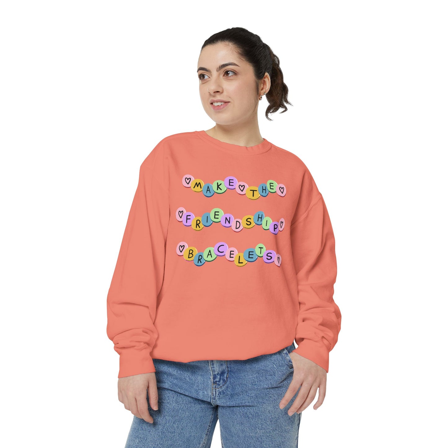 Make The Friendship Bracelets - Comfort Colors Sweatshirt
