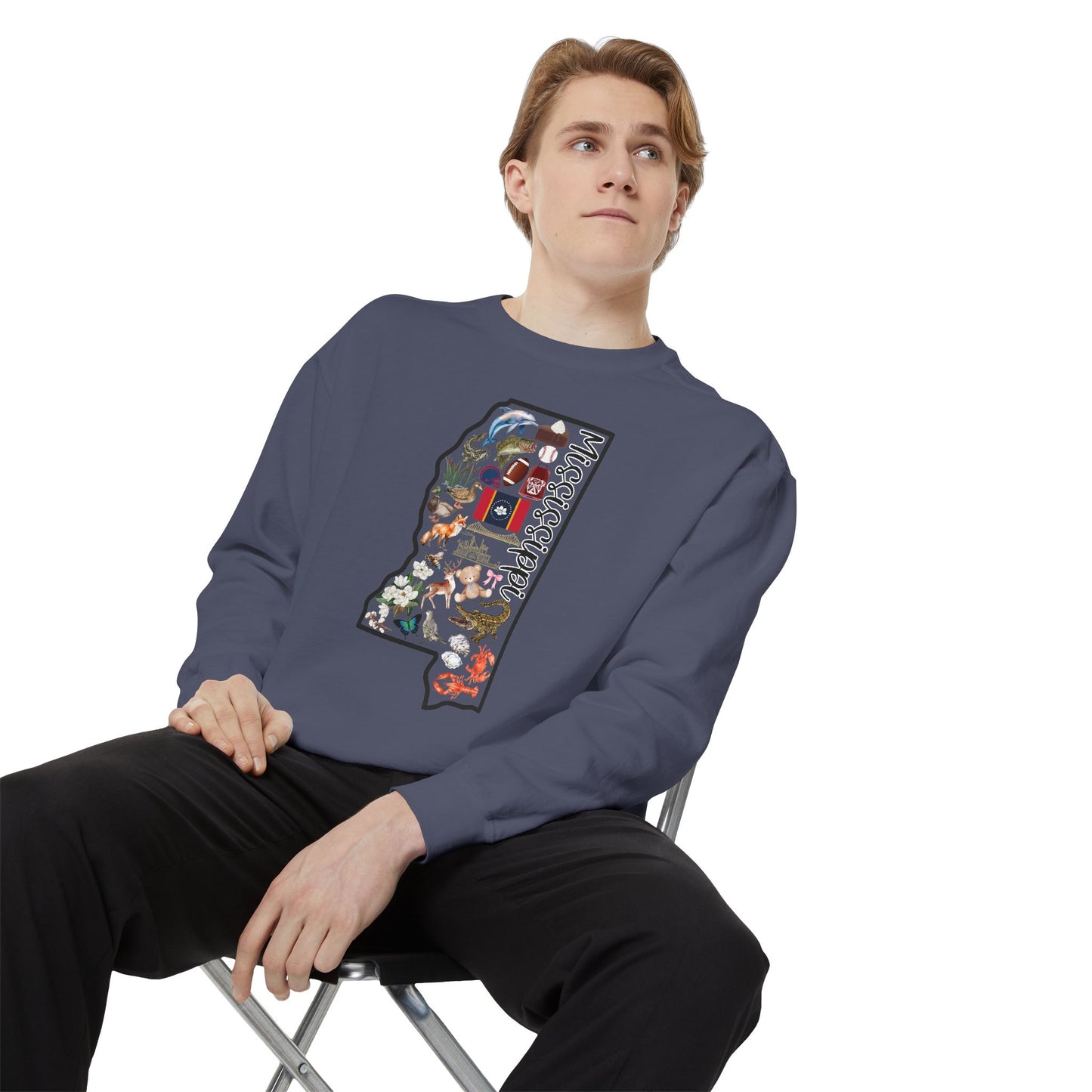 Beautiful State of Mississippi - Comfort Colors Sweatshirt