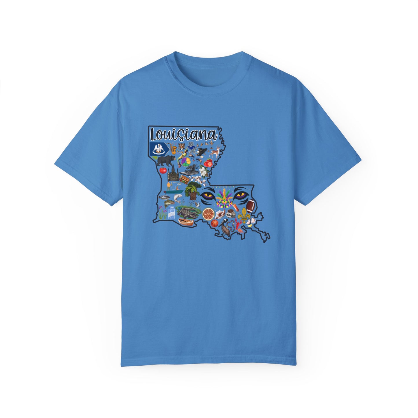 Beautiful State of Louisiana - Comfort Colors Shirt