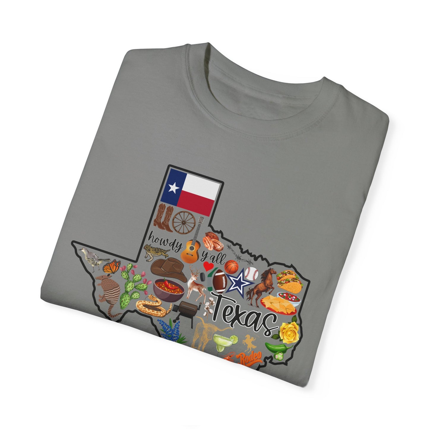 Beautiful State of Texas - Comfort Colors Shirt