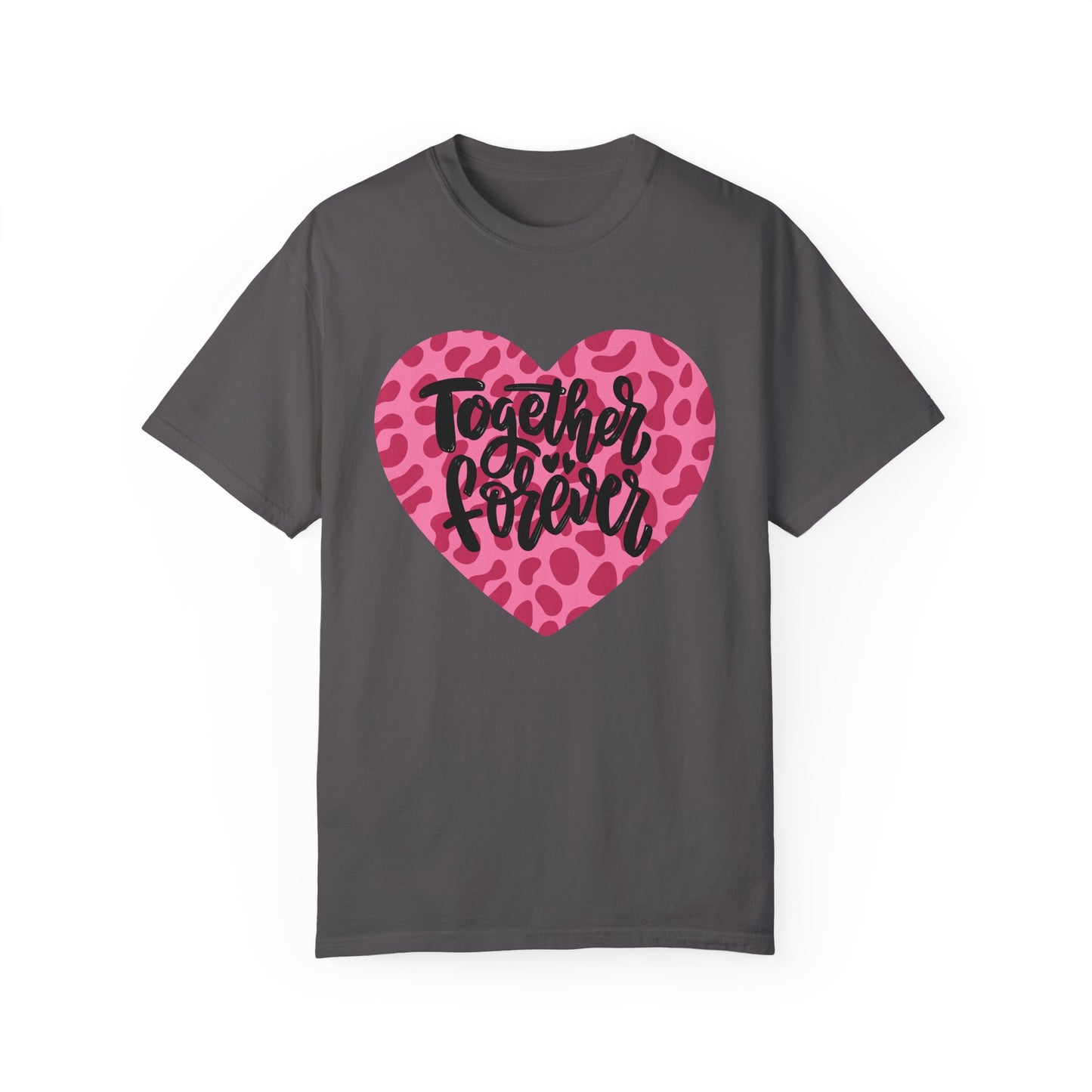 Together Forever Cheetah Heart - Comfort Colors Shirt
