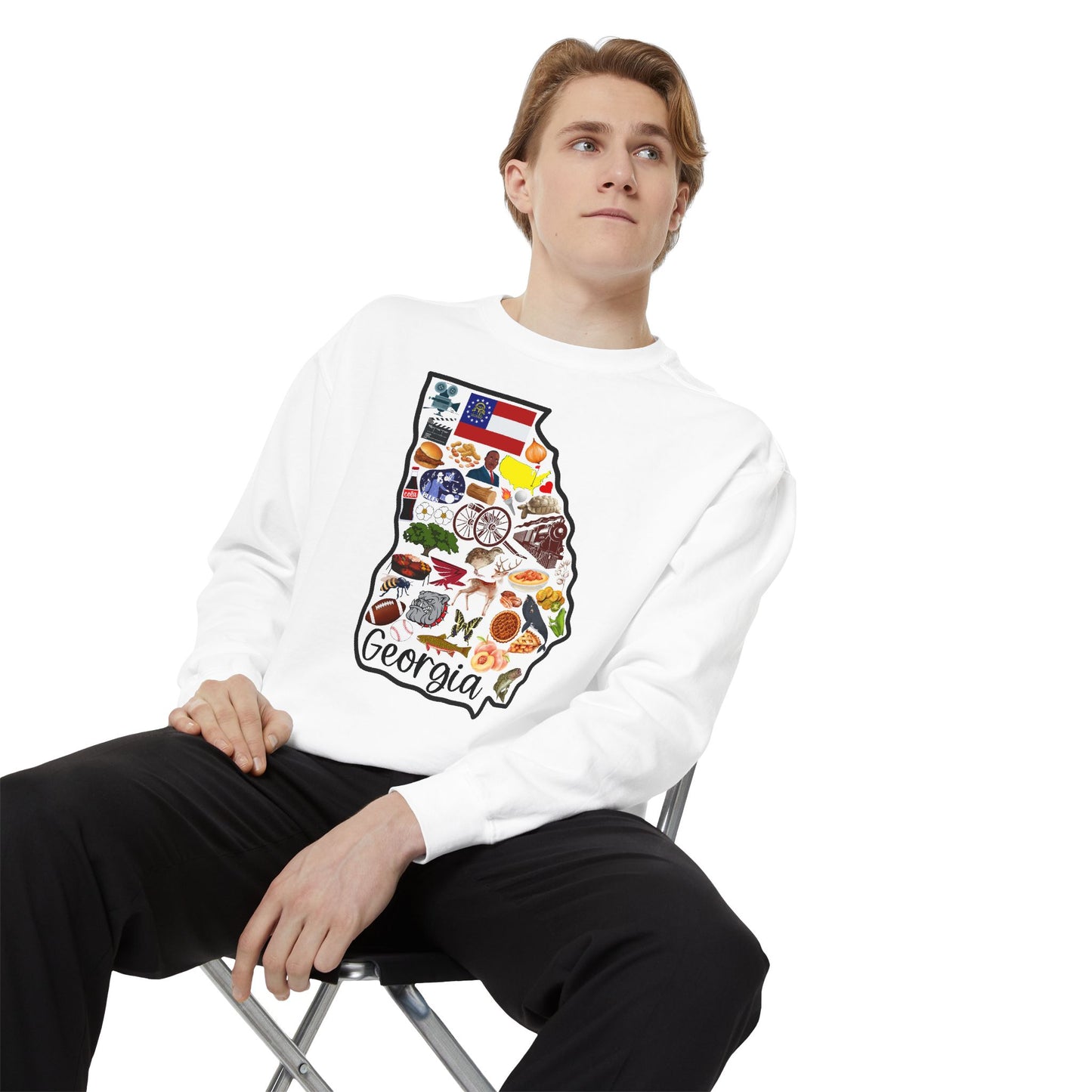 Beautiful State of Georgia - Comfort Colors Sweatshirt