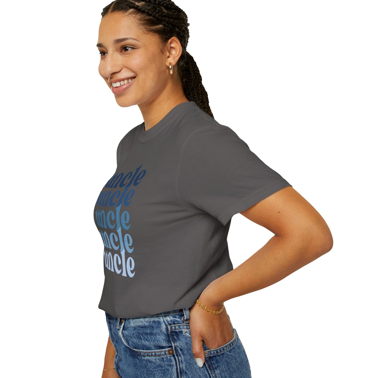 Uncle (Blue) - Comfort Colors Shirt