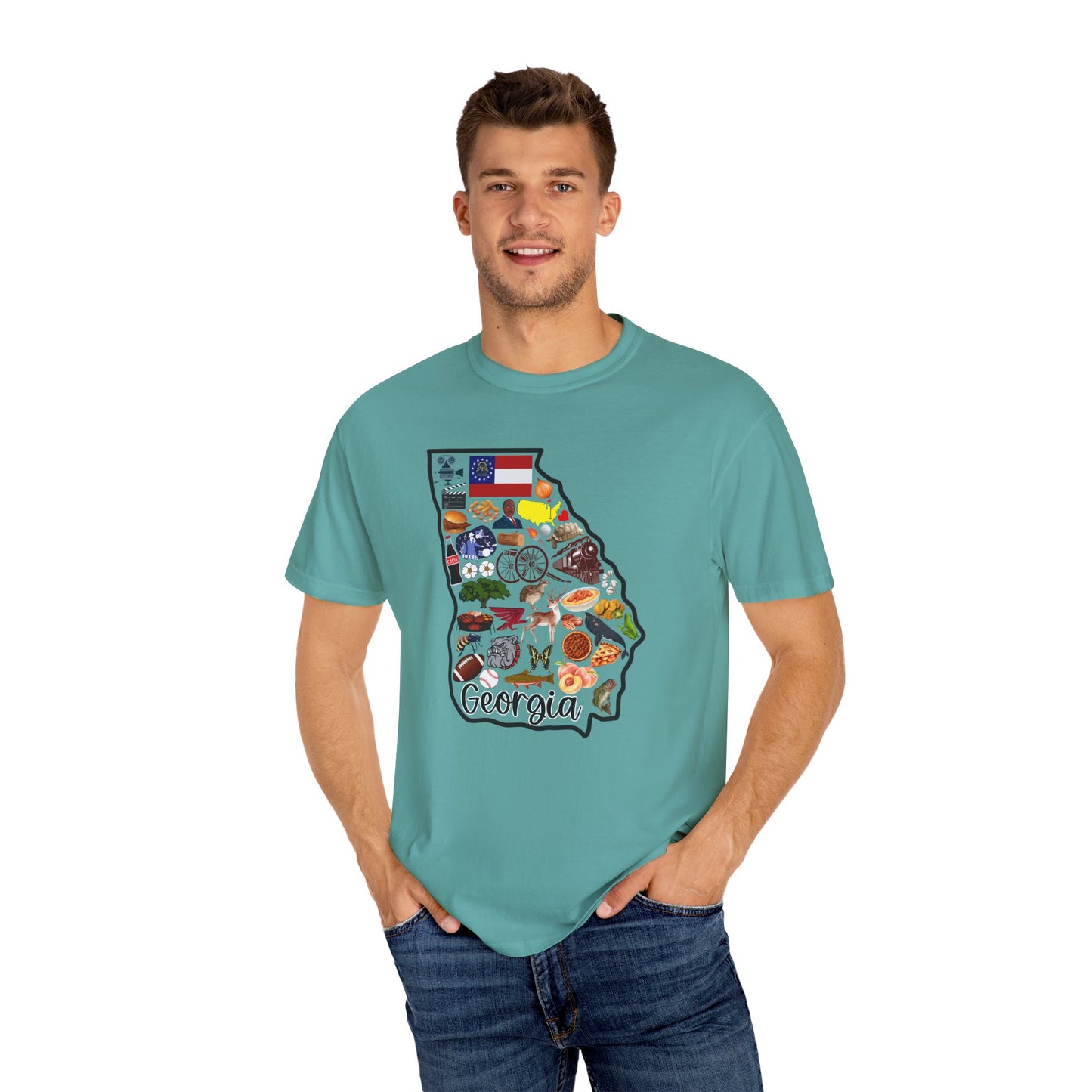 Beautiful State of Georgia - Comfort Colors Shirt