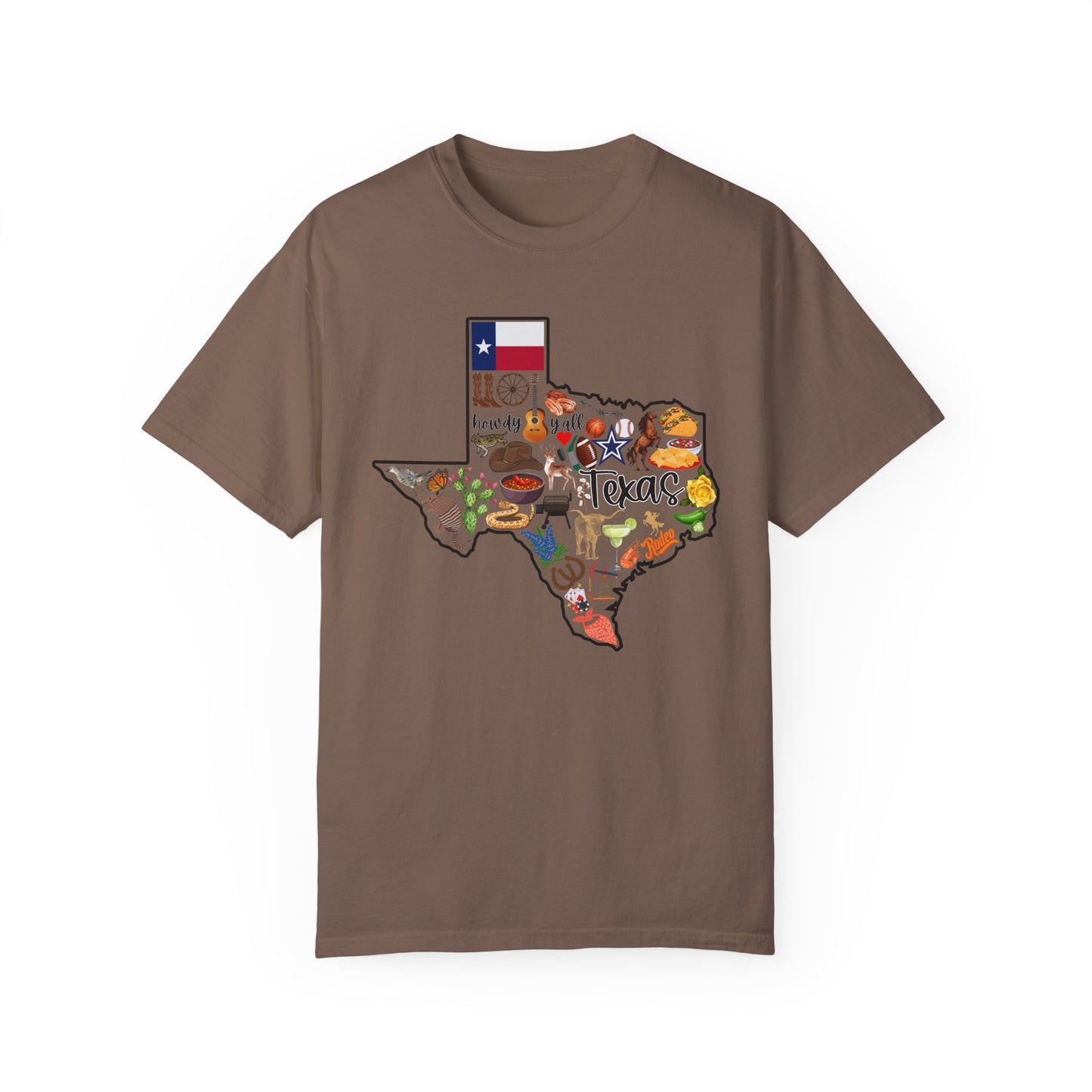 Beautiful State of Texas - Comfort Colors Shirt