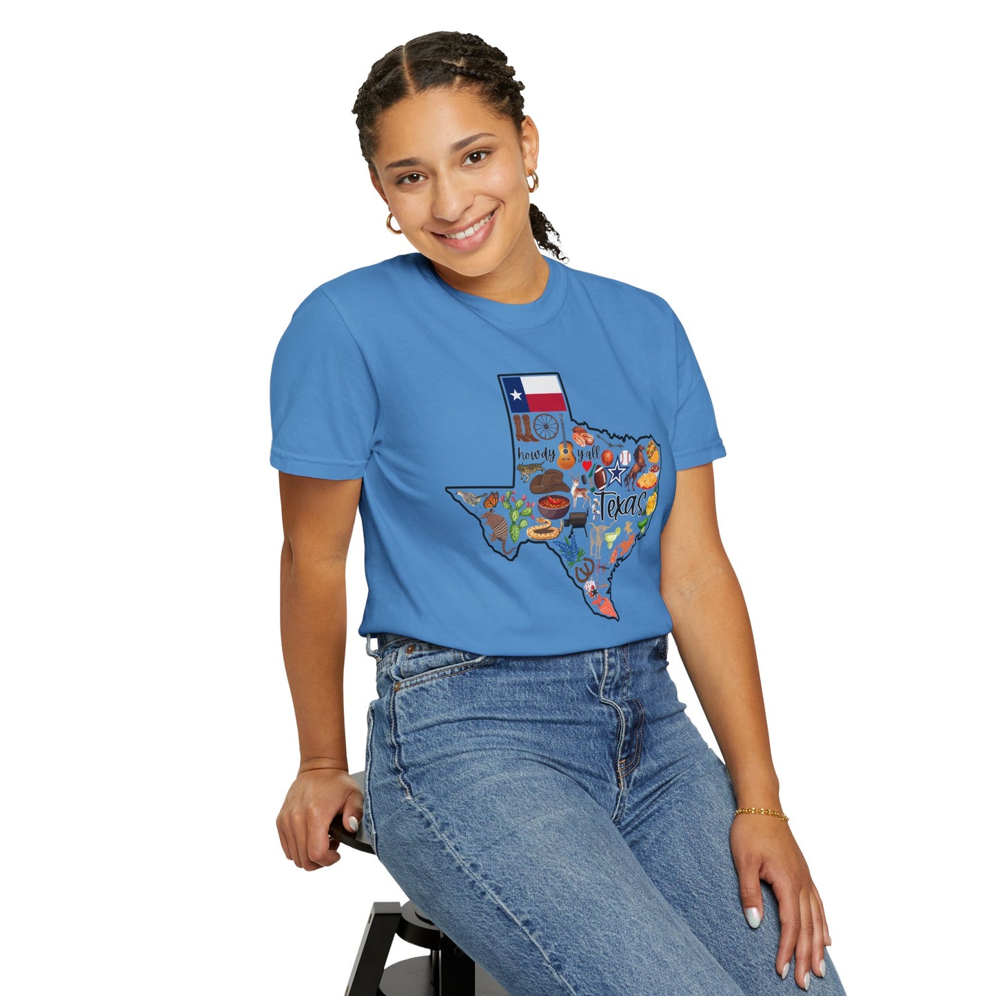 Beautiful State of Texas - Comfort Colors Shirt