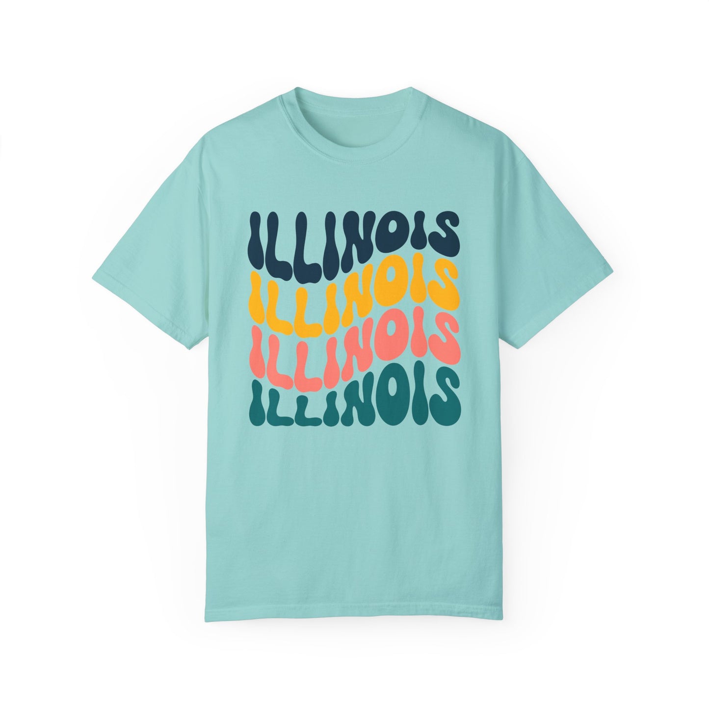 Retro Illinois - Comfort Colors Shirt