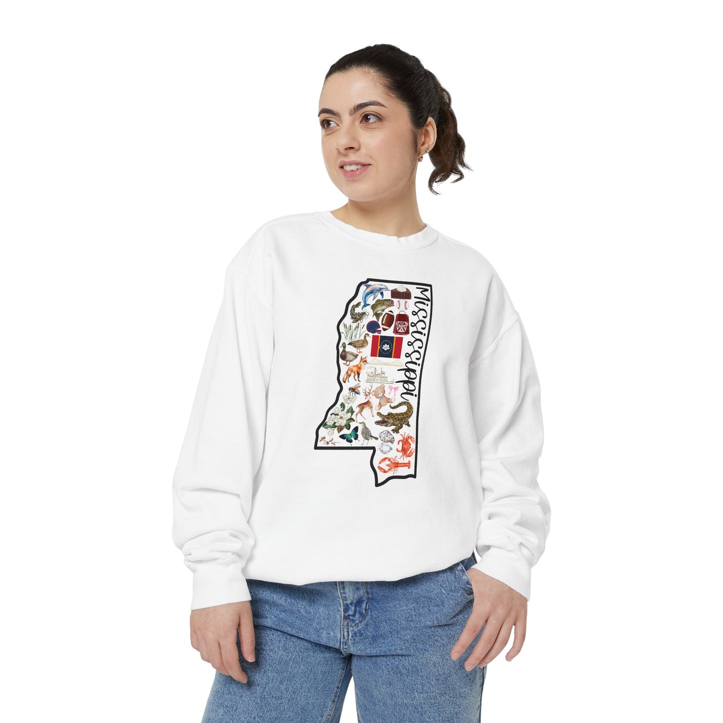 Beautiful State of Mississippi - Comfort Colors Sweatshirt