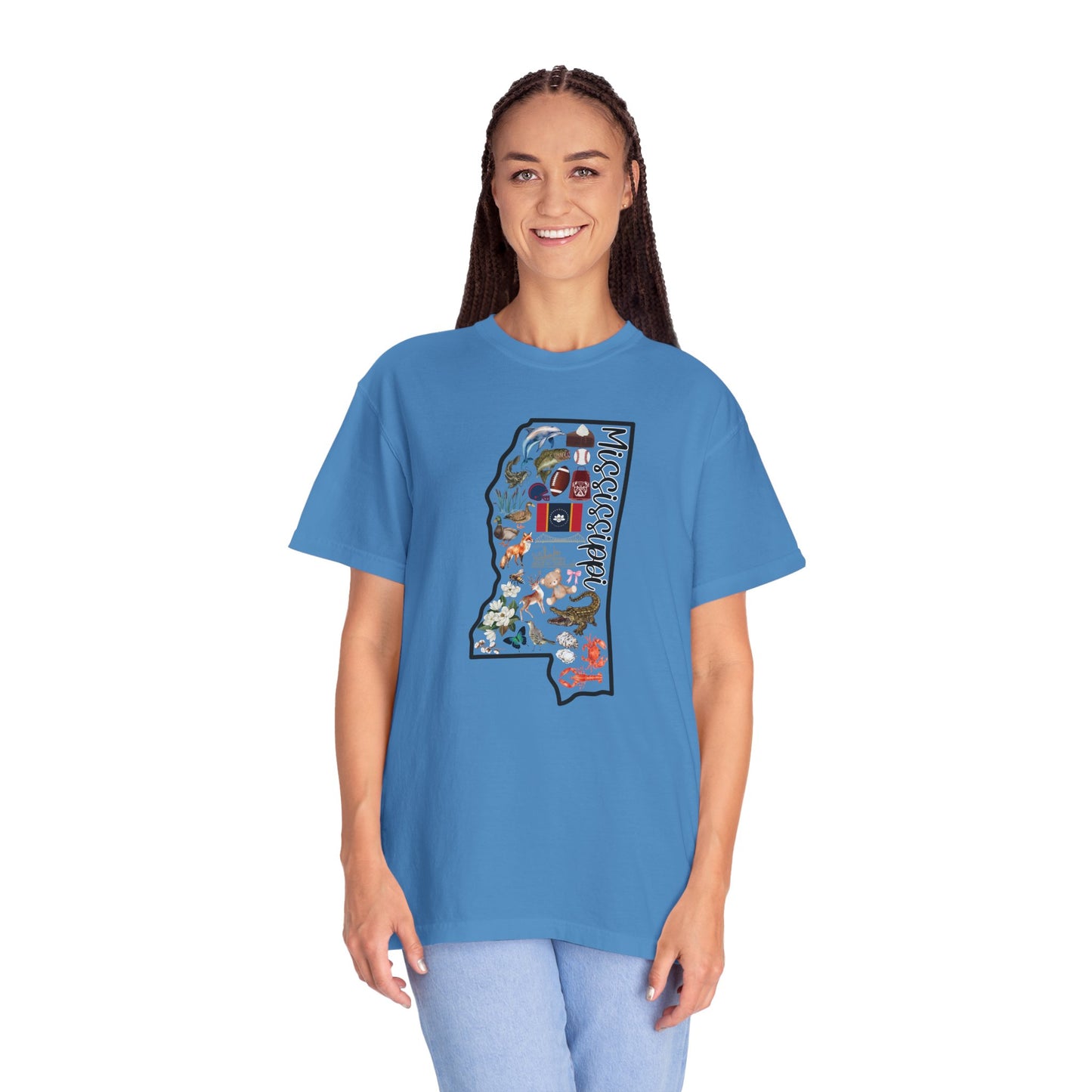 Beautiful State of Mississippi - Comfort Colors Shirt