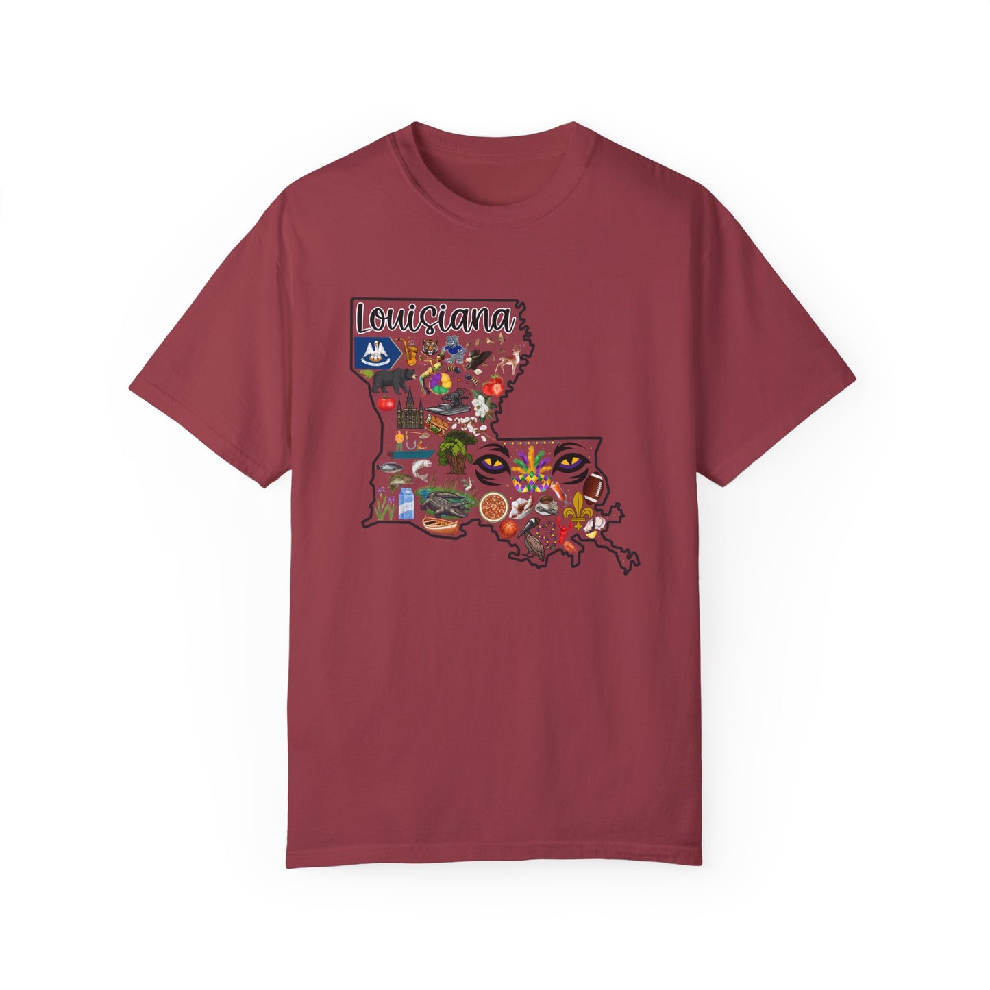 Beautiful State of Louisiana - Comfort Colors Shirt