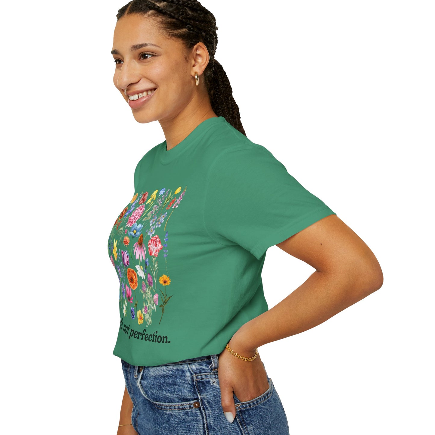 Growth, Not Perfection - Comfort Colors Shirt