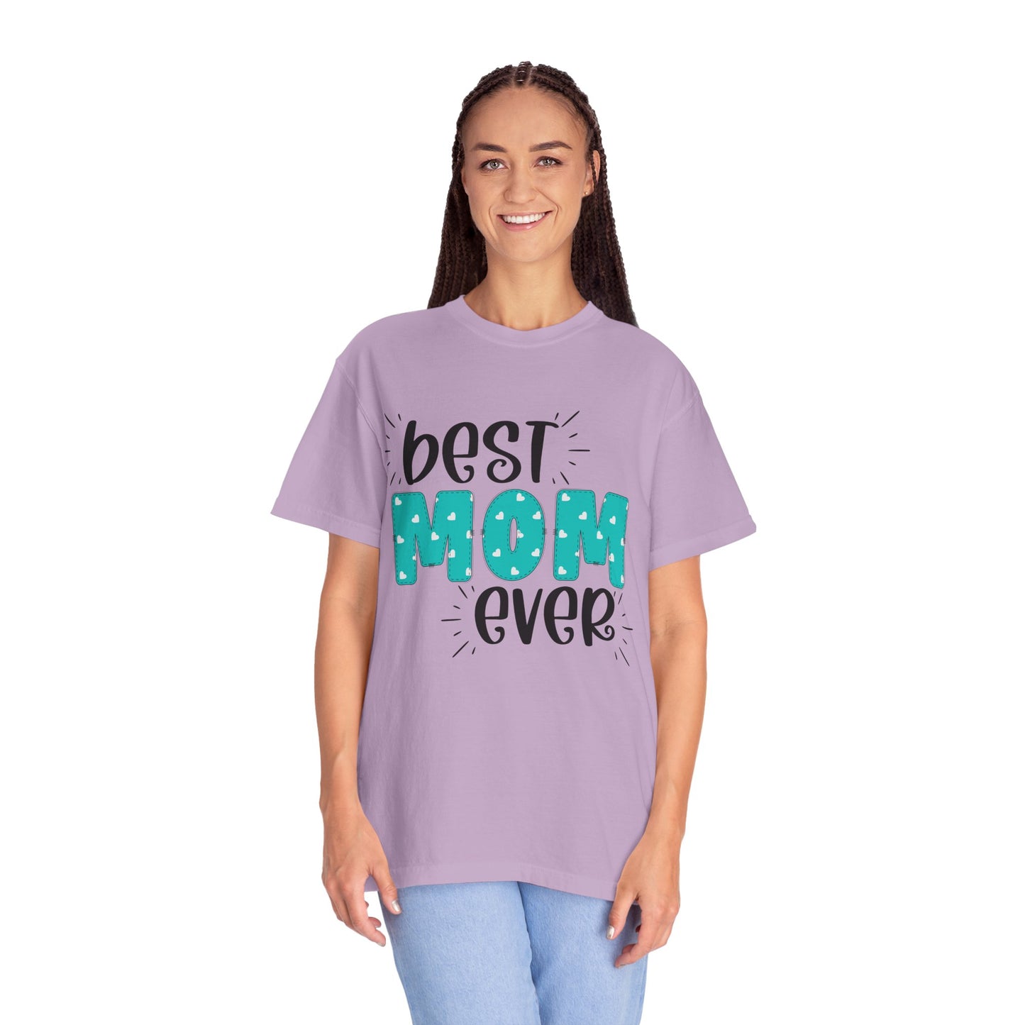 Best Mom Ever (Blue) - Comfort Colors Shirt