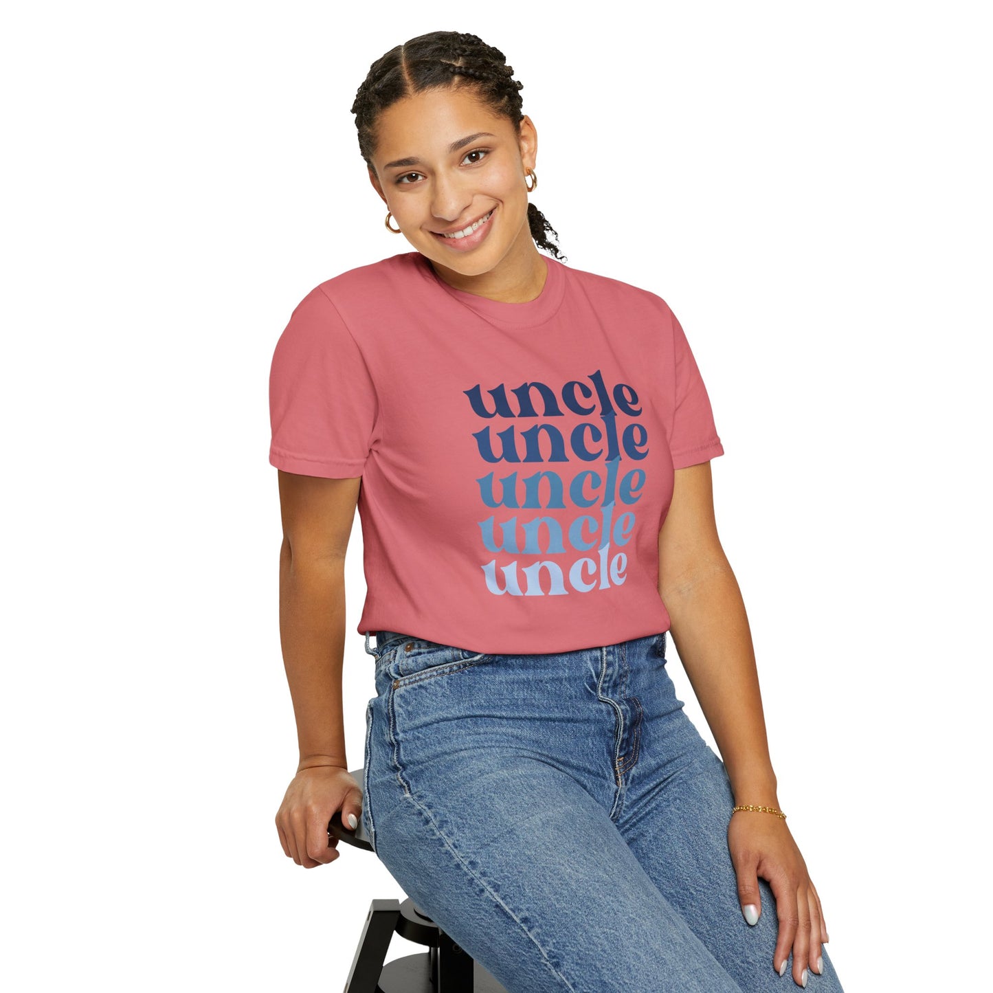 Uncle (Blue) - Comfort Colors Shirt